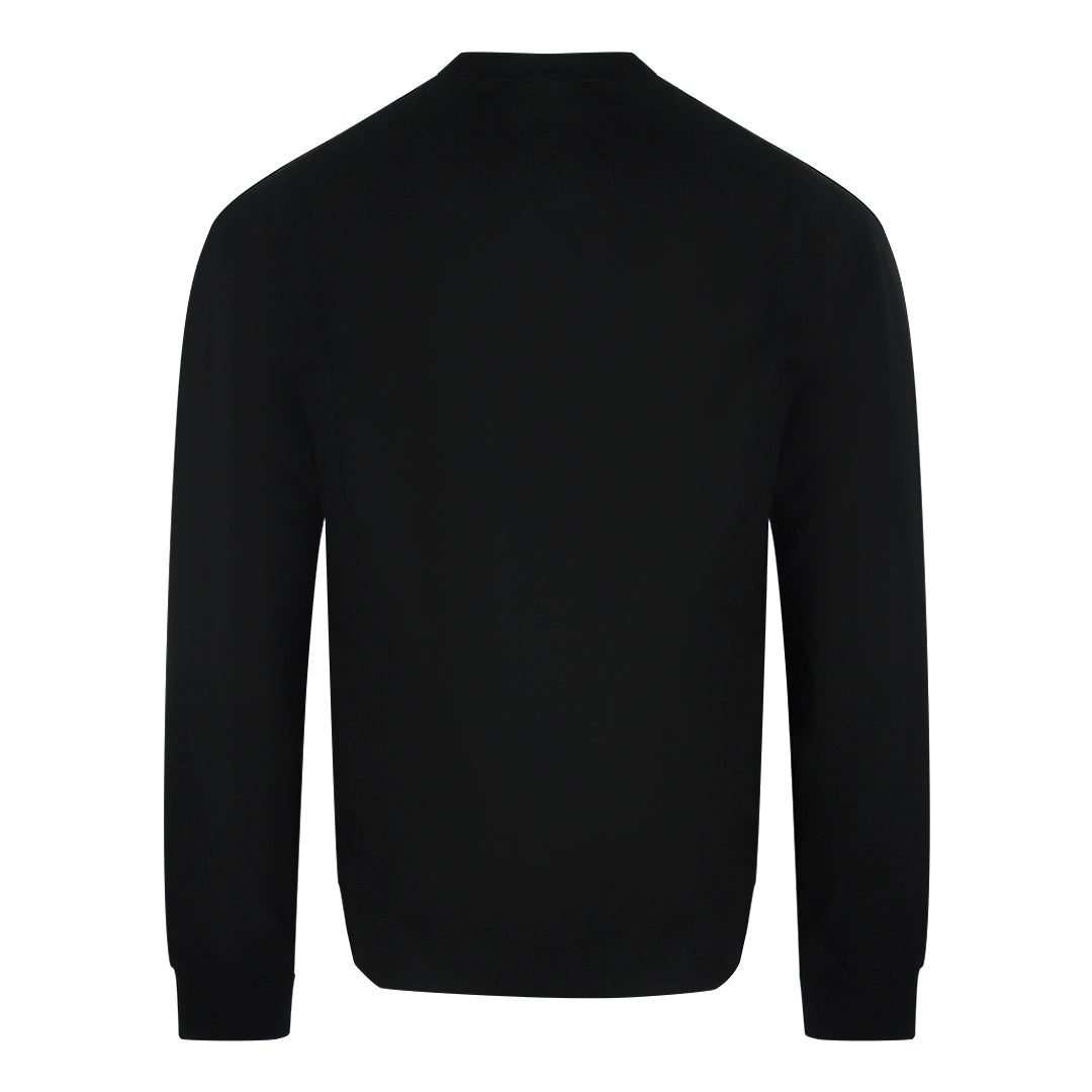 Diesel S Raglan Waf 900 Black Sweaters Mens