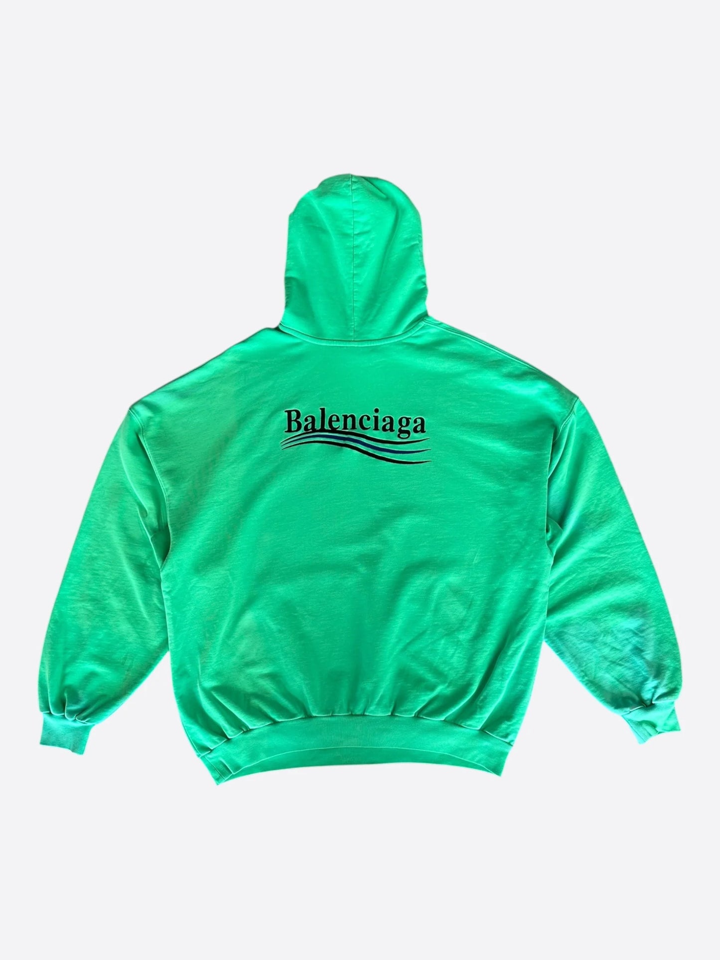 Balenciaga
Green & Black Campaign Logo Hoodie