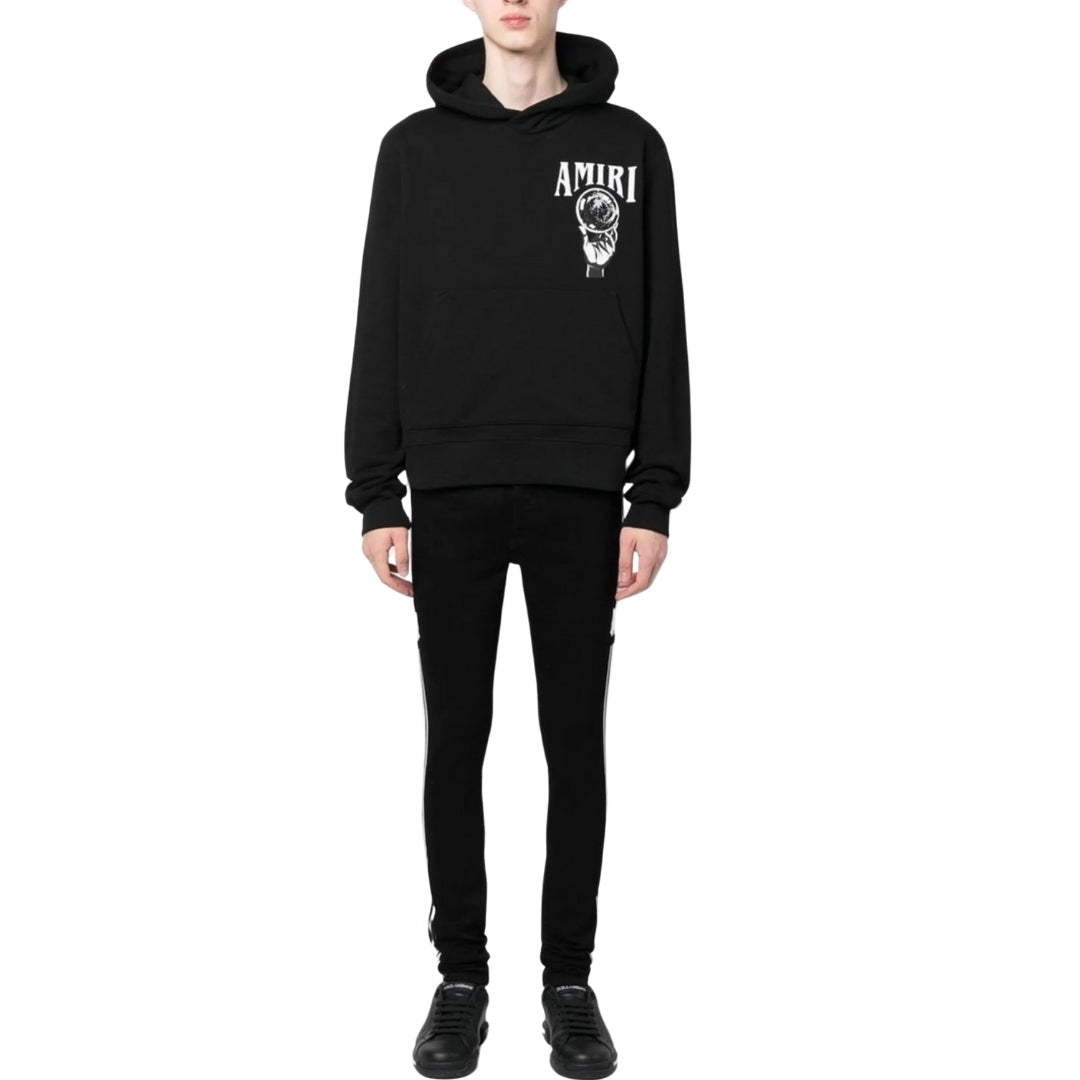 Amiri Slim Fit MA Track Black Od Denim Jeans W30 L32 / 32L