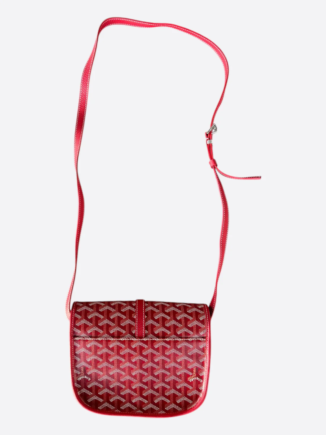 Goyard Red Belvedere PM Messenger Bag