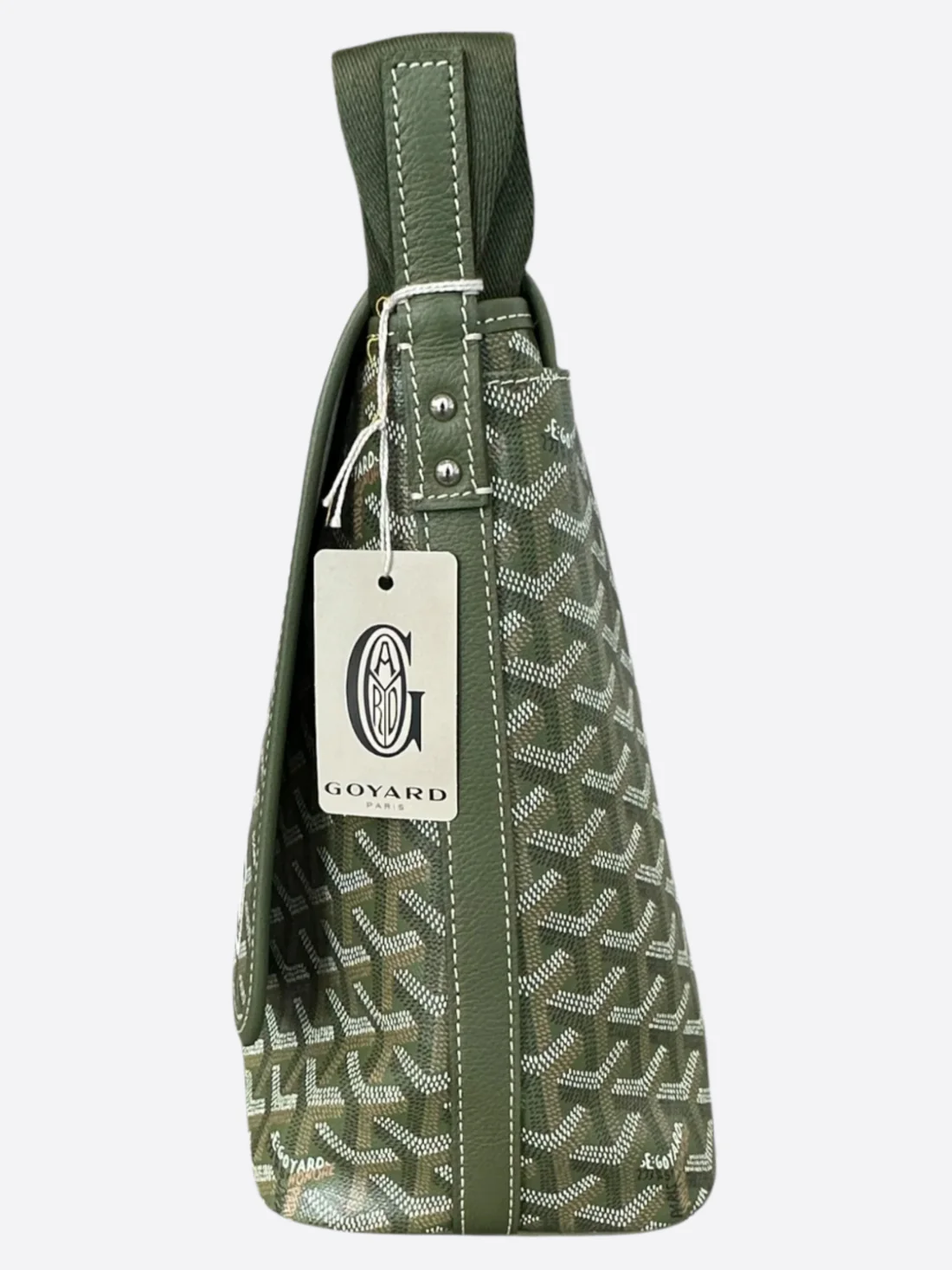 Goyard Khaki Capetien MM Messenger Bag
