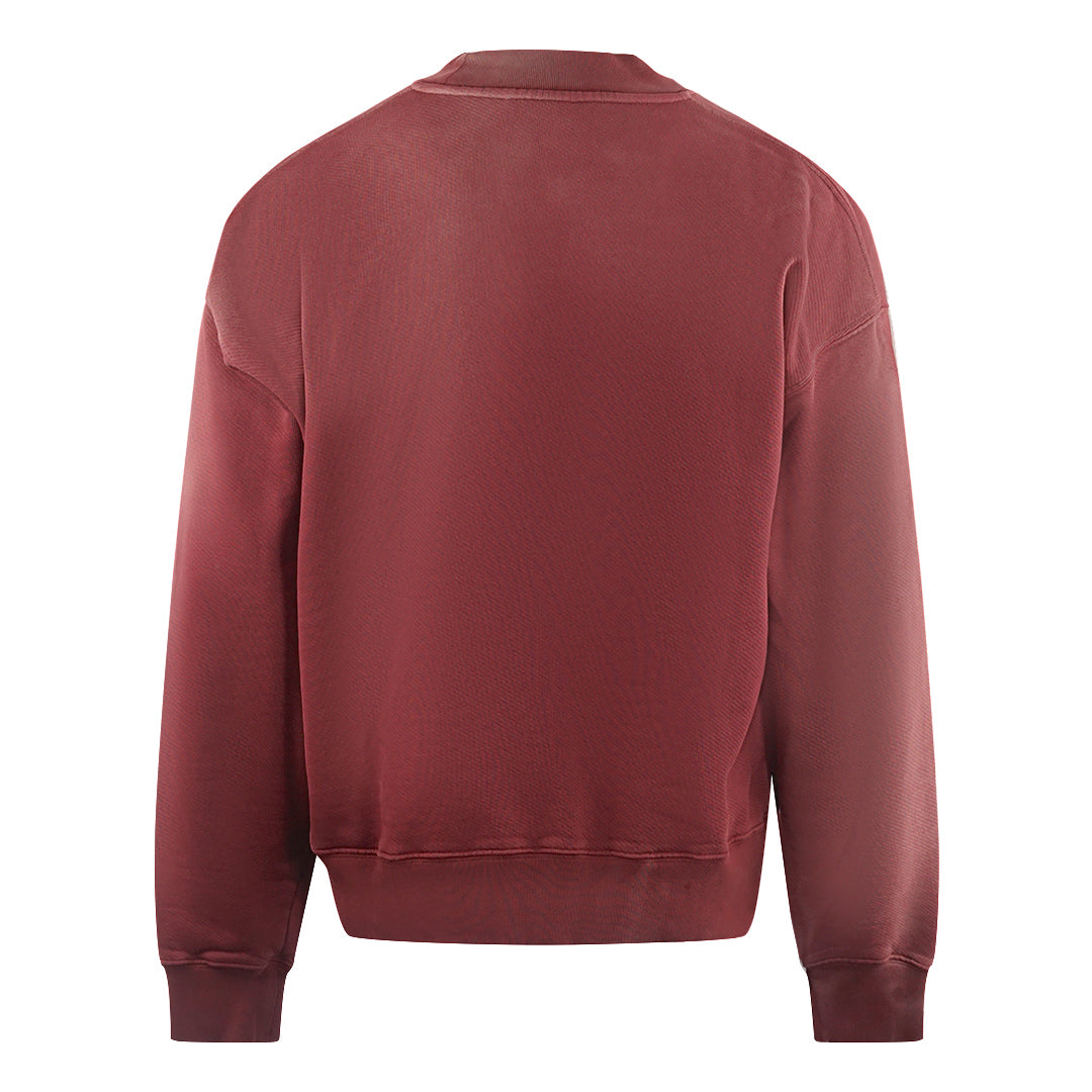 Off White Laundry Skate Fit Red Sweatshirt - Style Centre Wholesale