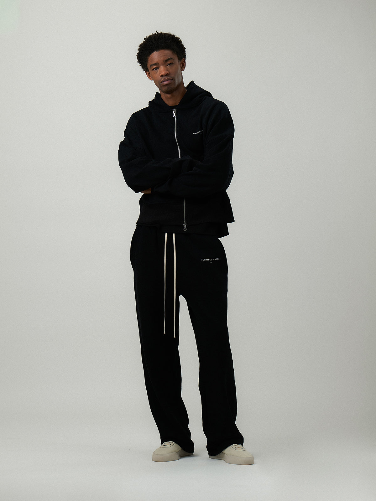 1954 Crop Zip Hoodie