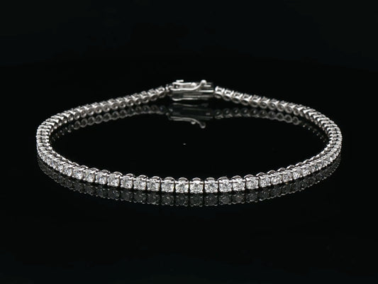 Lab Grown 9K White Gold with 3ct Diamonds