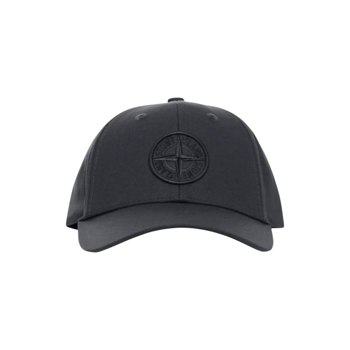 Stone Island Compass Logo Black Baseball Cap