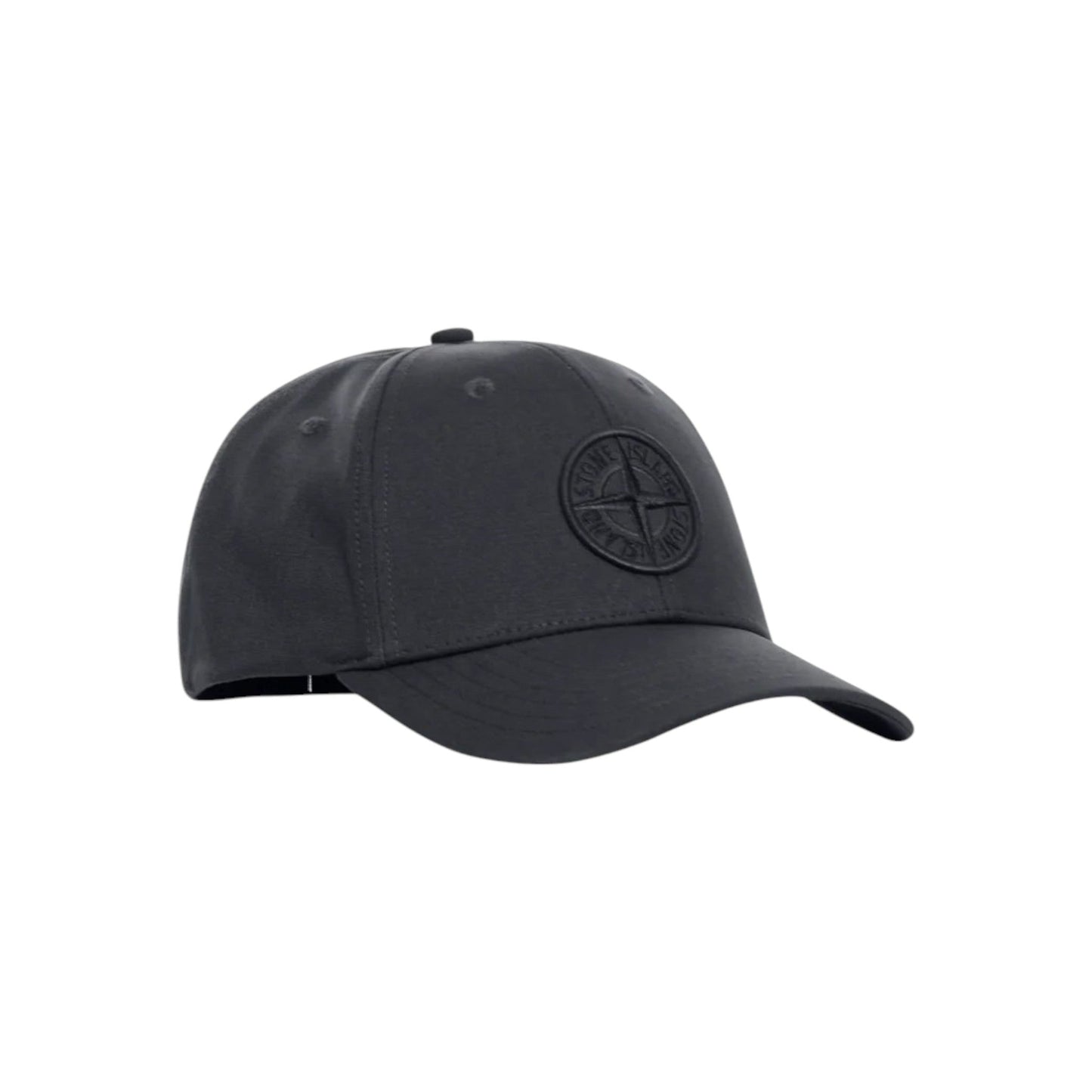 Stone Island Compass Logo Black Baseball Cap