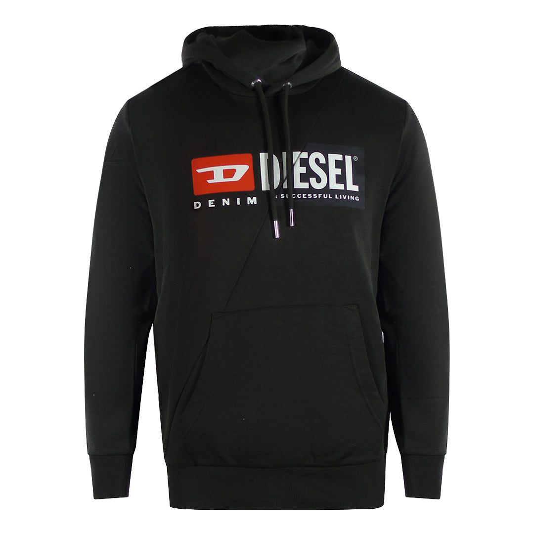 Diesel S Girk Hood Cuty 93R Grey Sweaters Mens