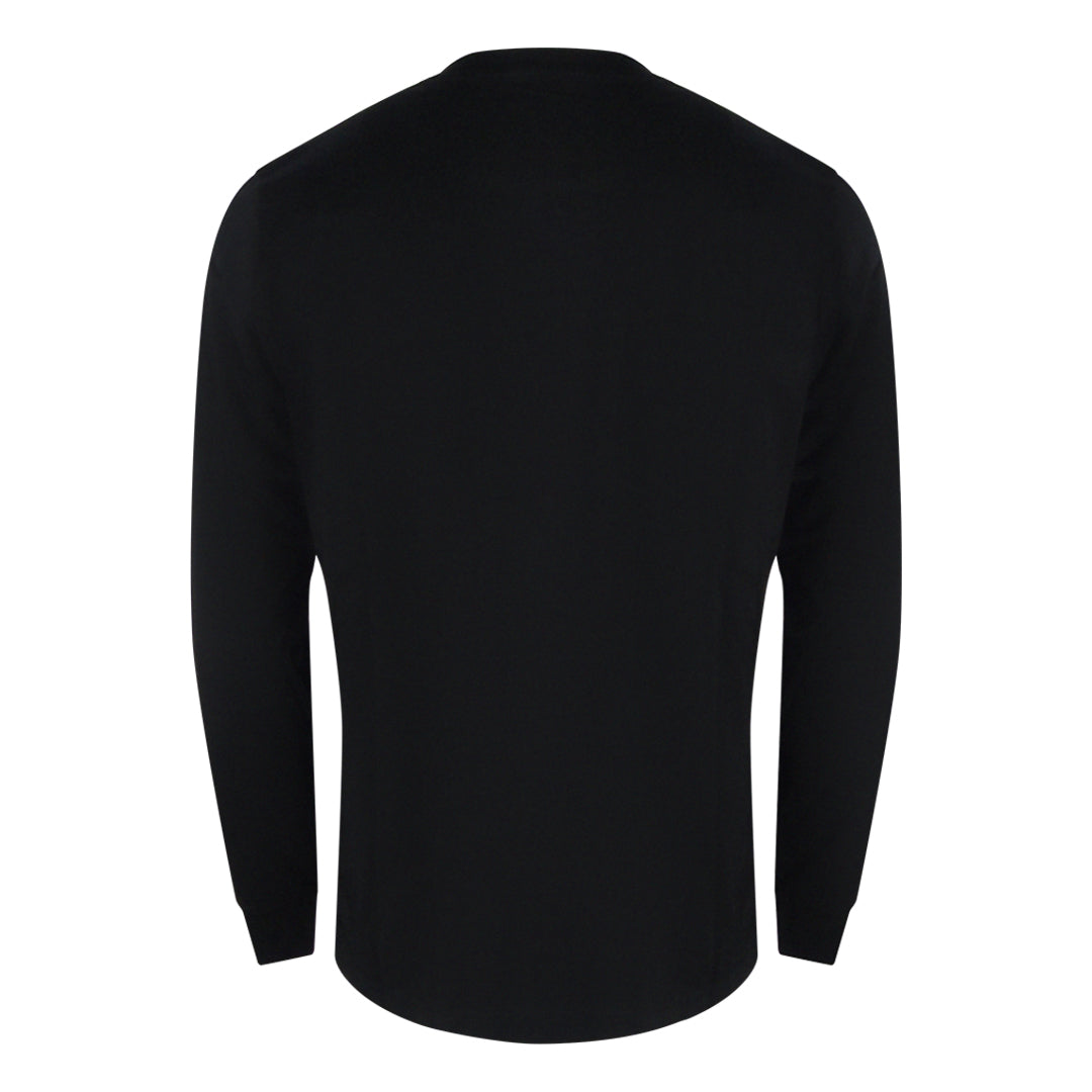 Diesel T Just Ls Div 9Xx Black Black Black T Shirts Mens