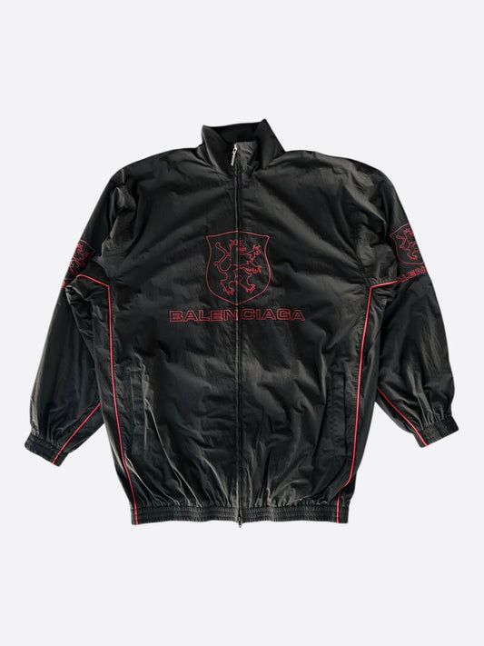 Balenciaga
Black & Red Lion Club Embroidered Logo Track Jacket