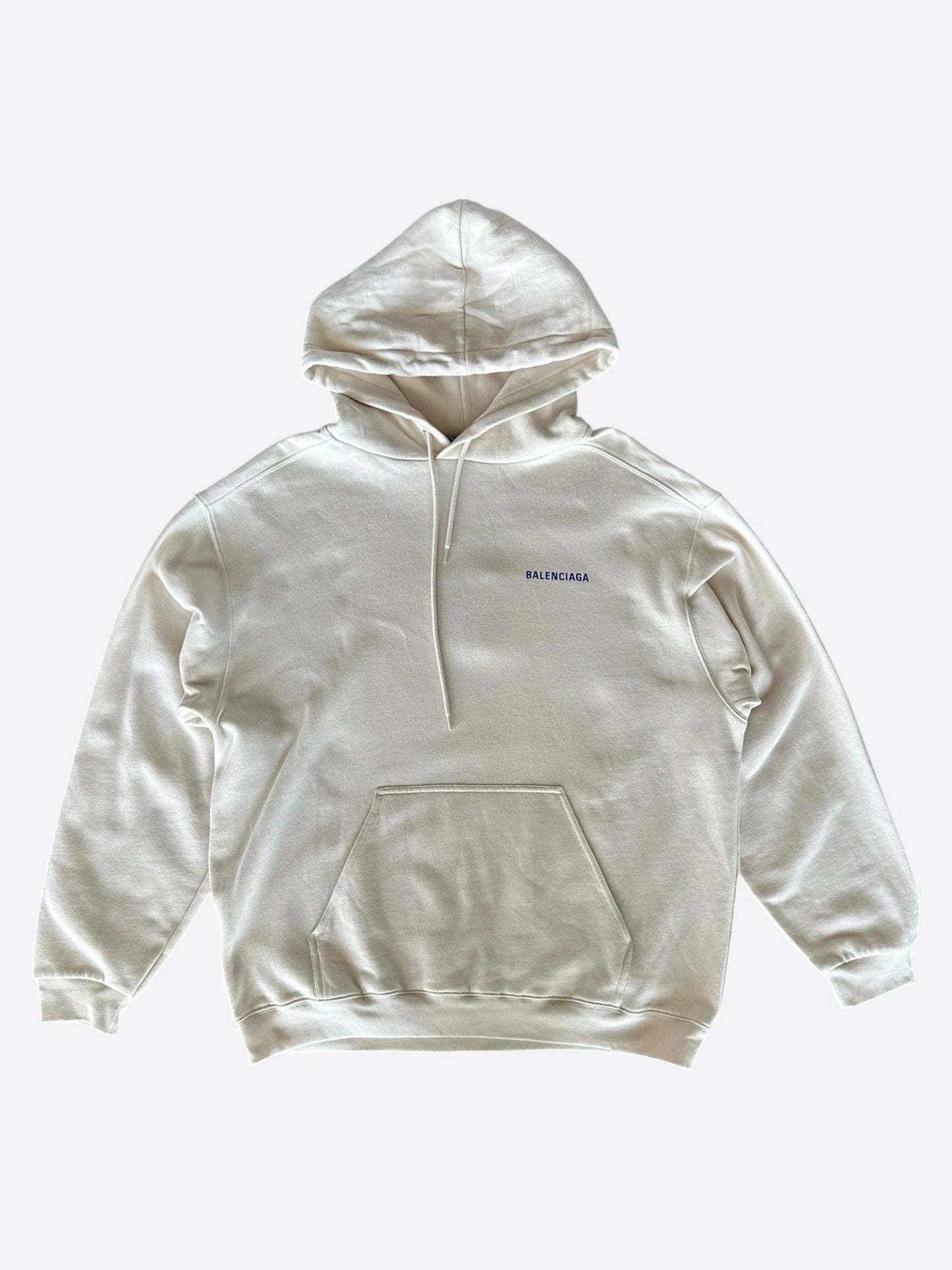 Balenciaga
Beige & Blue Logo Hoodie