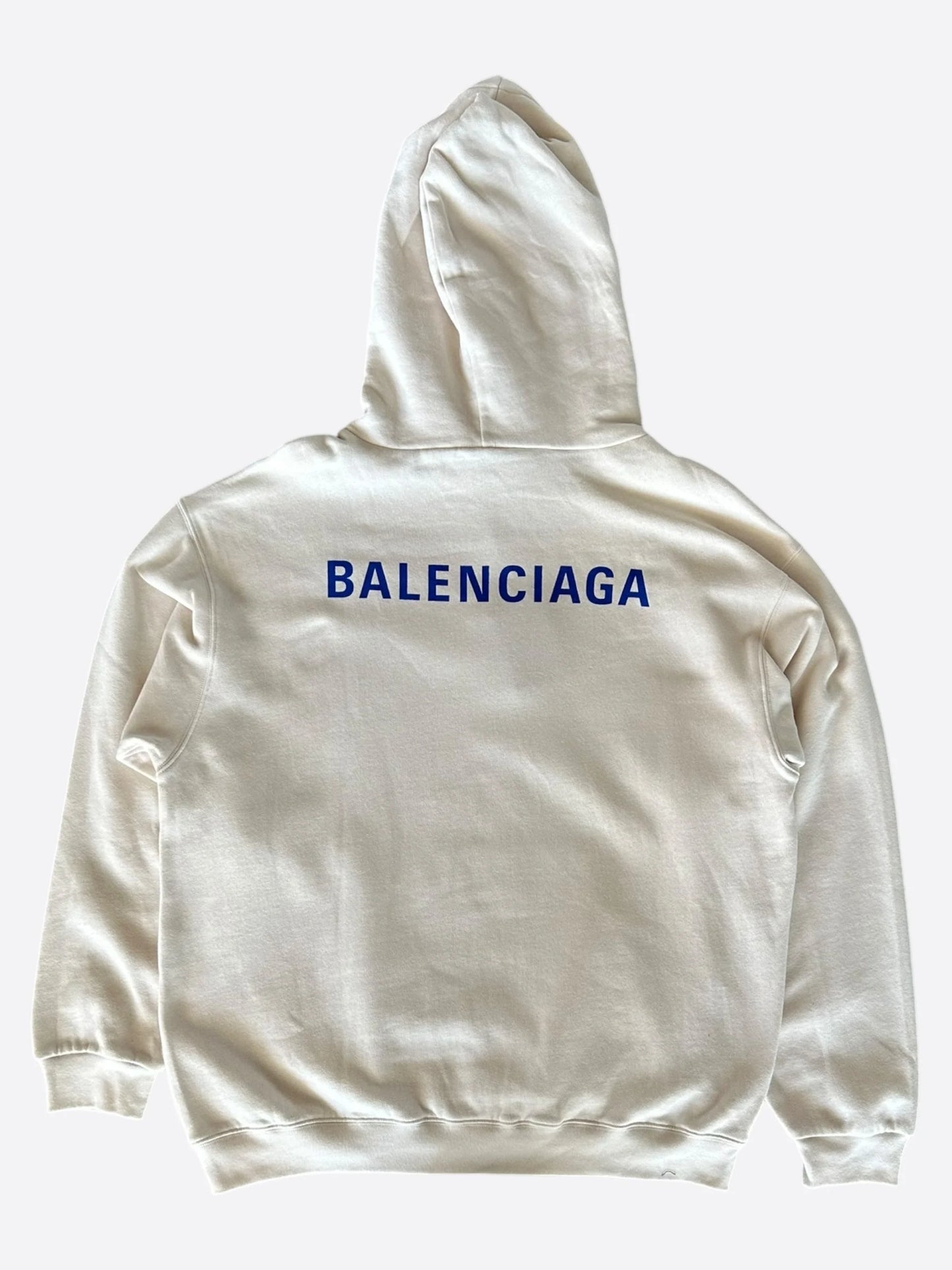 Balenciaga
Beige & Blue Logo Hoodie