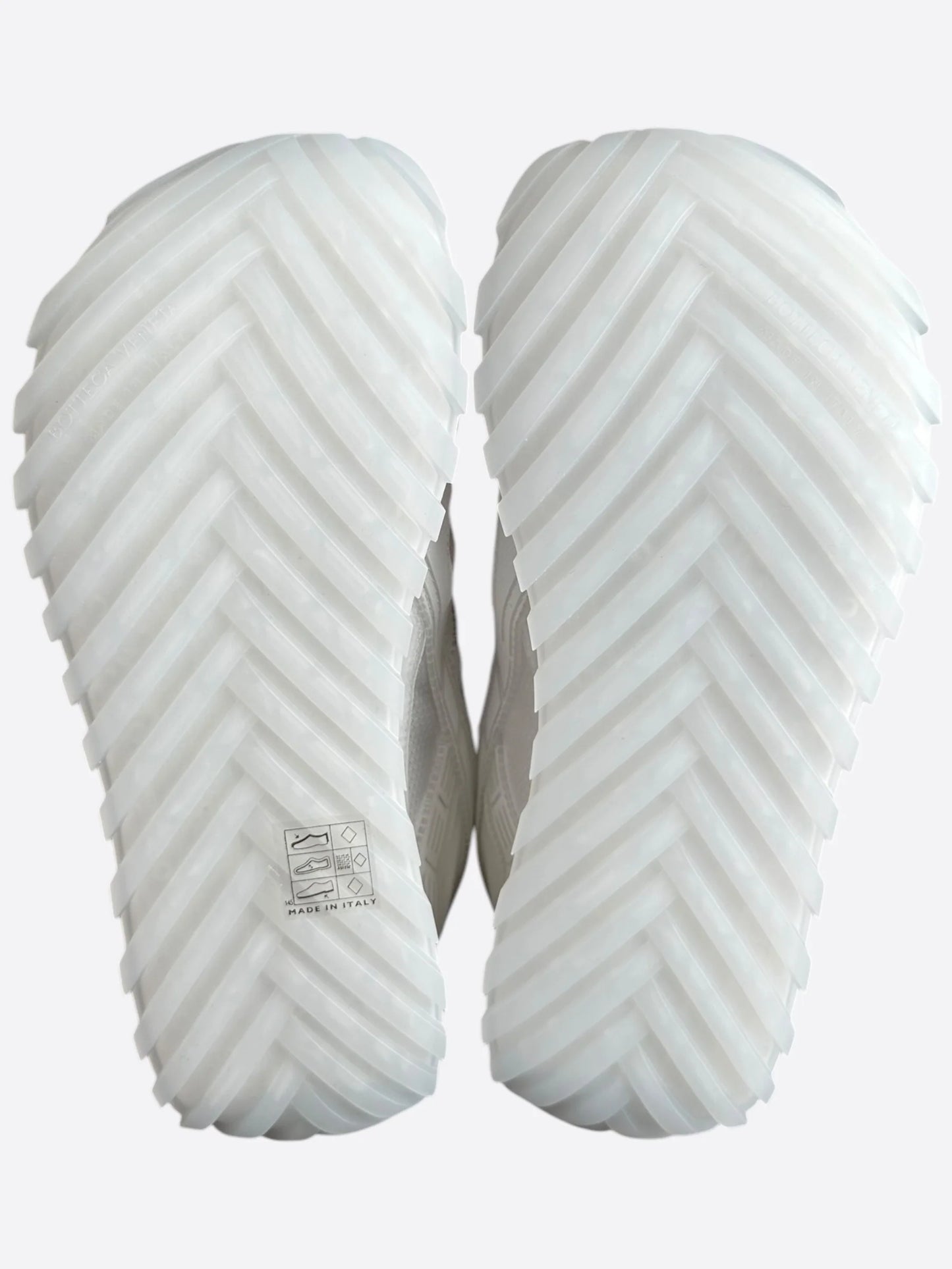Bottega Veneta
White Transparent Orbit Sneakers