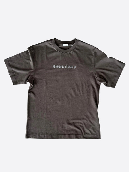 Burberry
Brown Embroidered Logo T-Shirt
