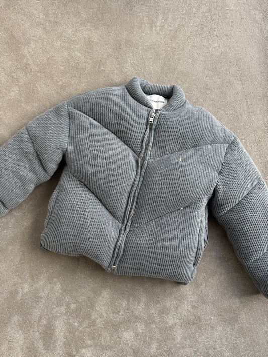 Couture Club Knit Puffer coat