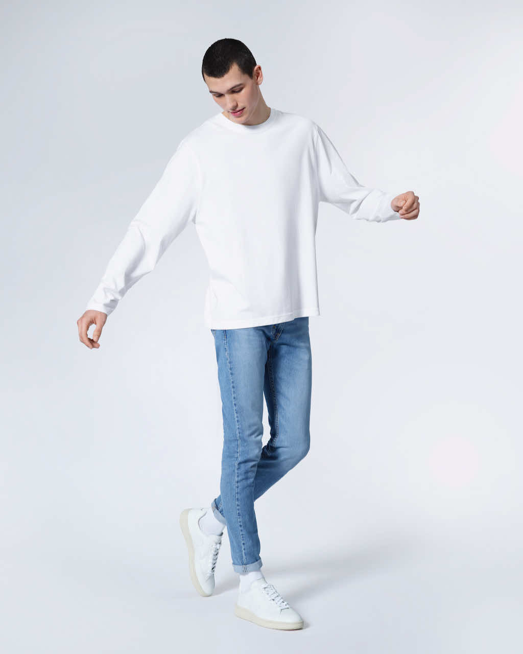 Oversized Long Sleeve Organic T-Shirt