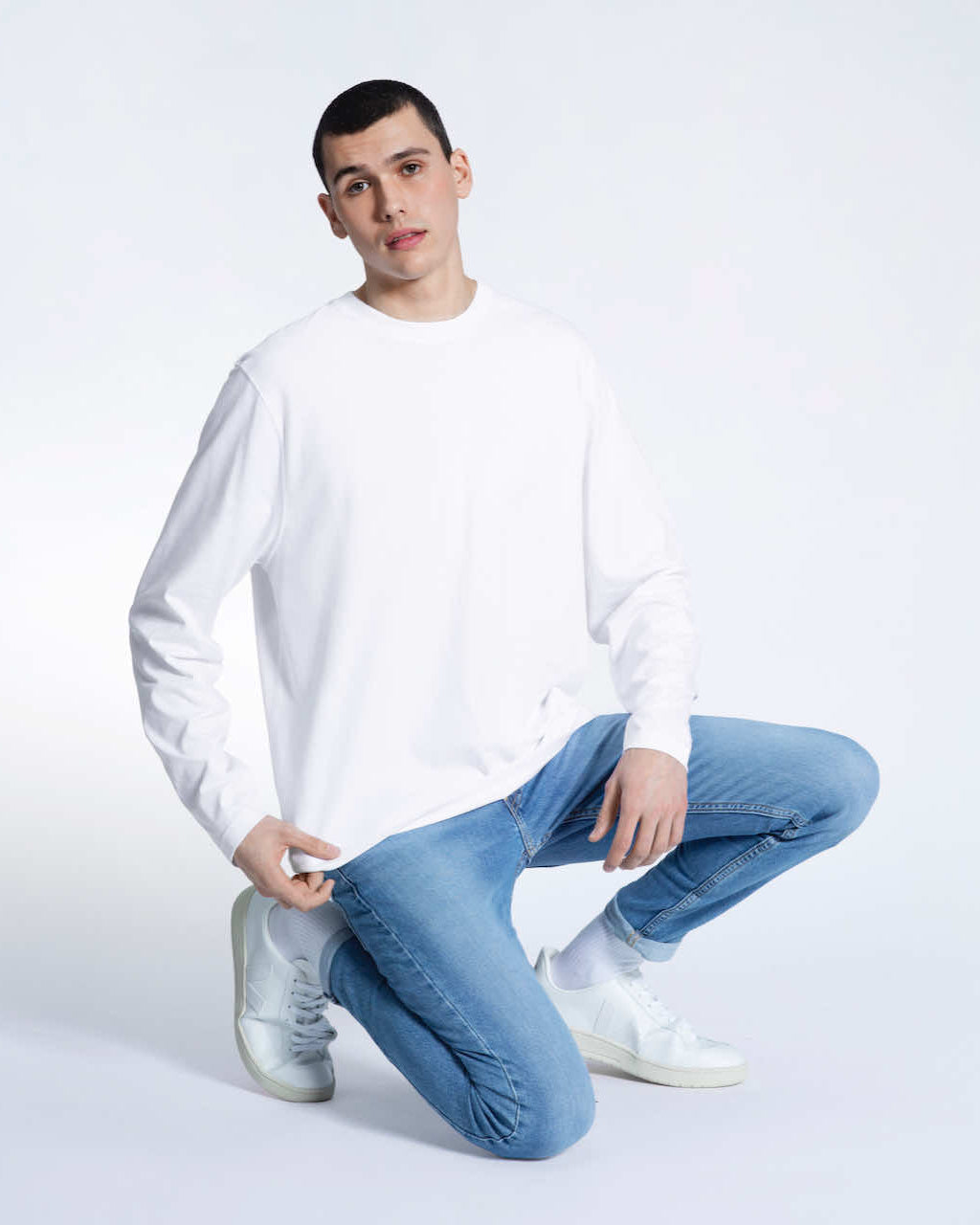 Oversized Long Sleeve Organic T-Shirt