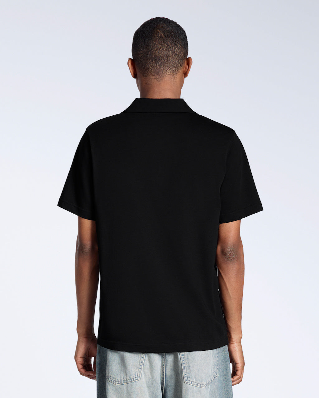 Open Neck Organic Polo