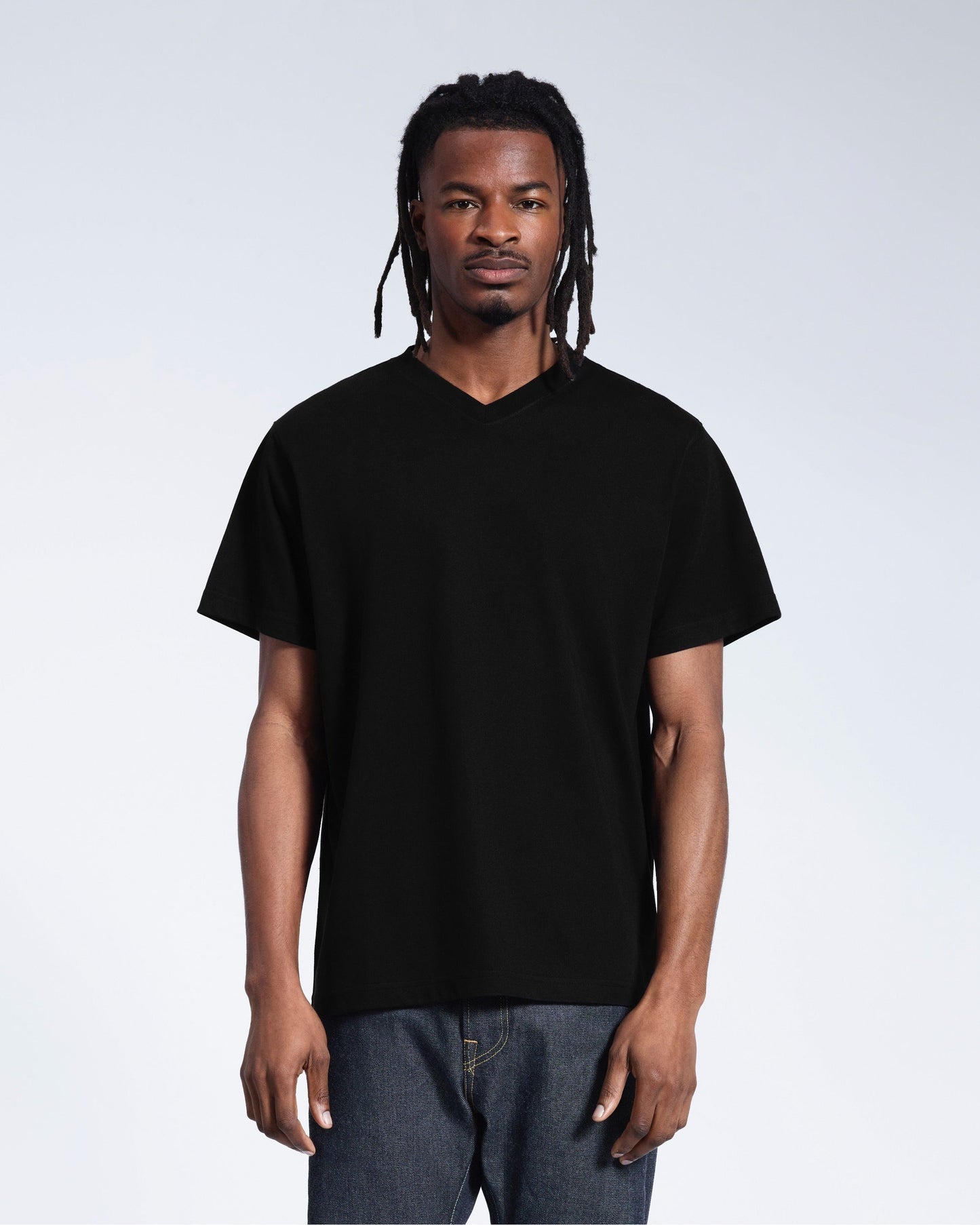 Oversized V-Neck Organic T-Shirt