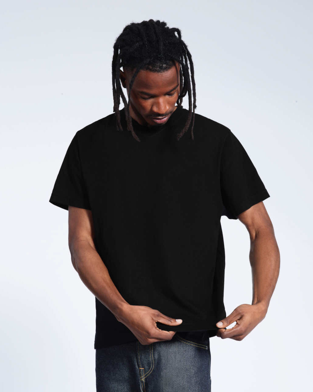 Oversized V-Neck Organic T-Shirt