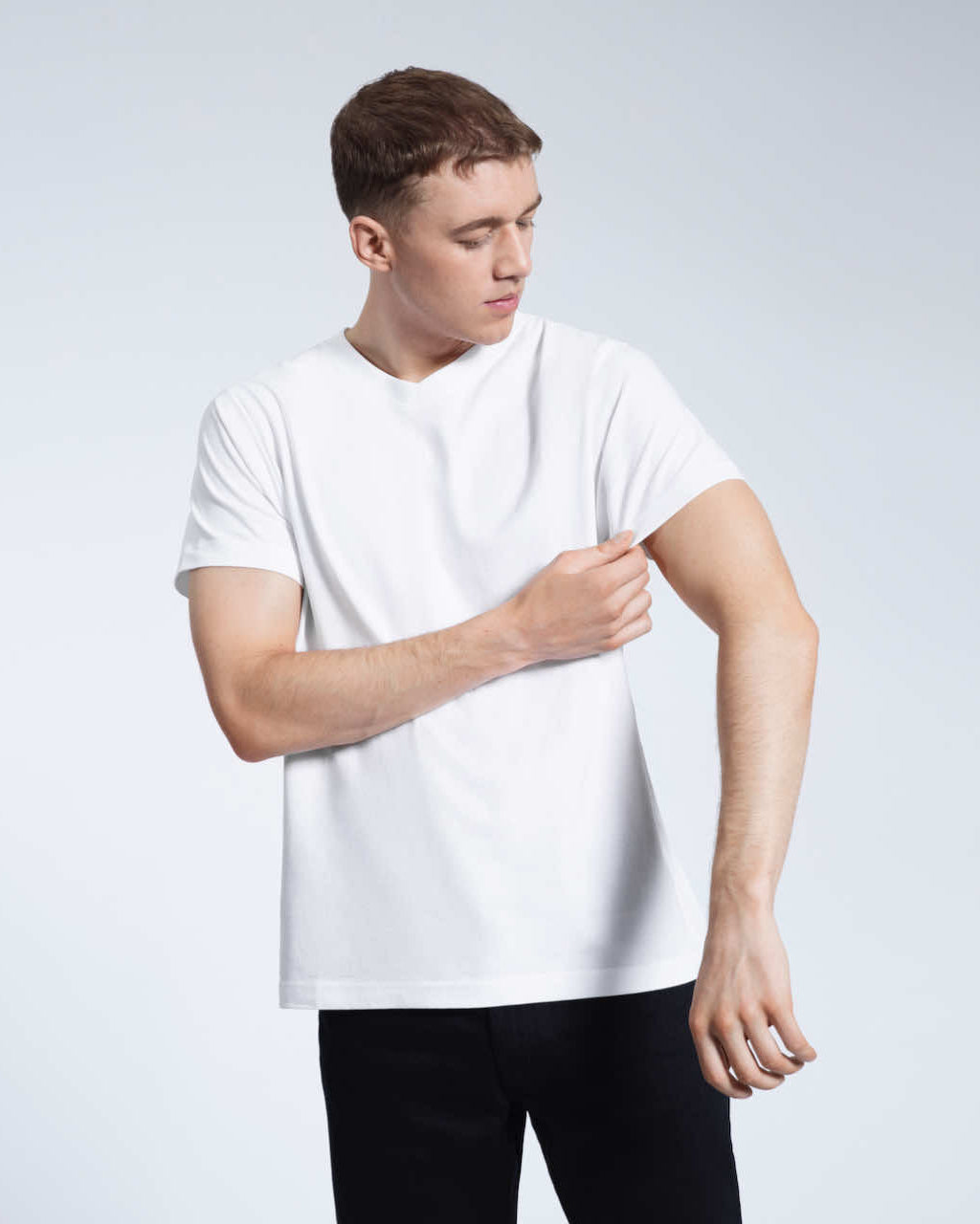 Oversized V-Neck Organic T-Shirt