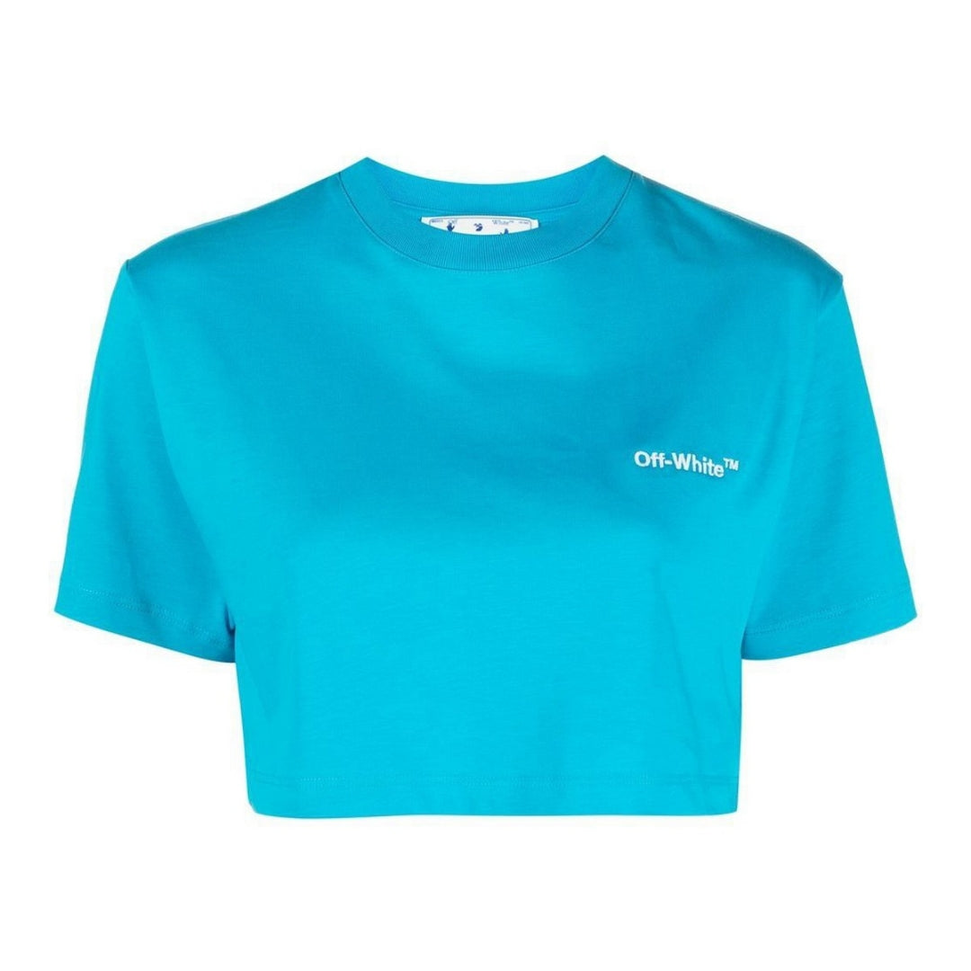 Off-White Helvetica Cropped T-Shirt S