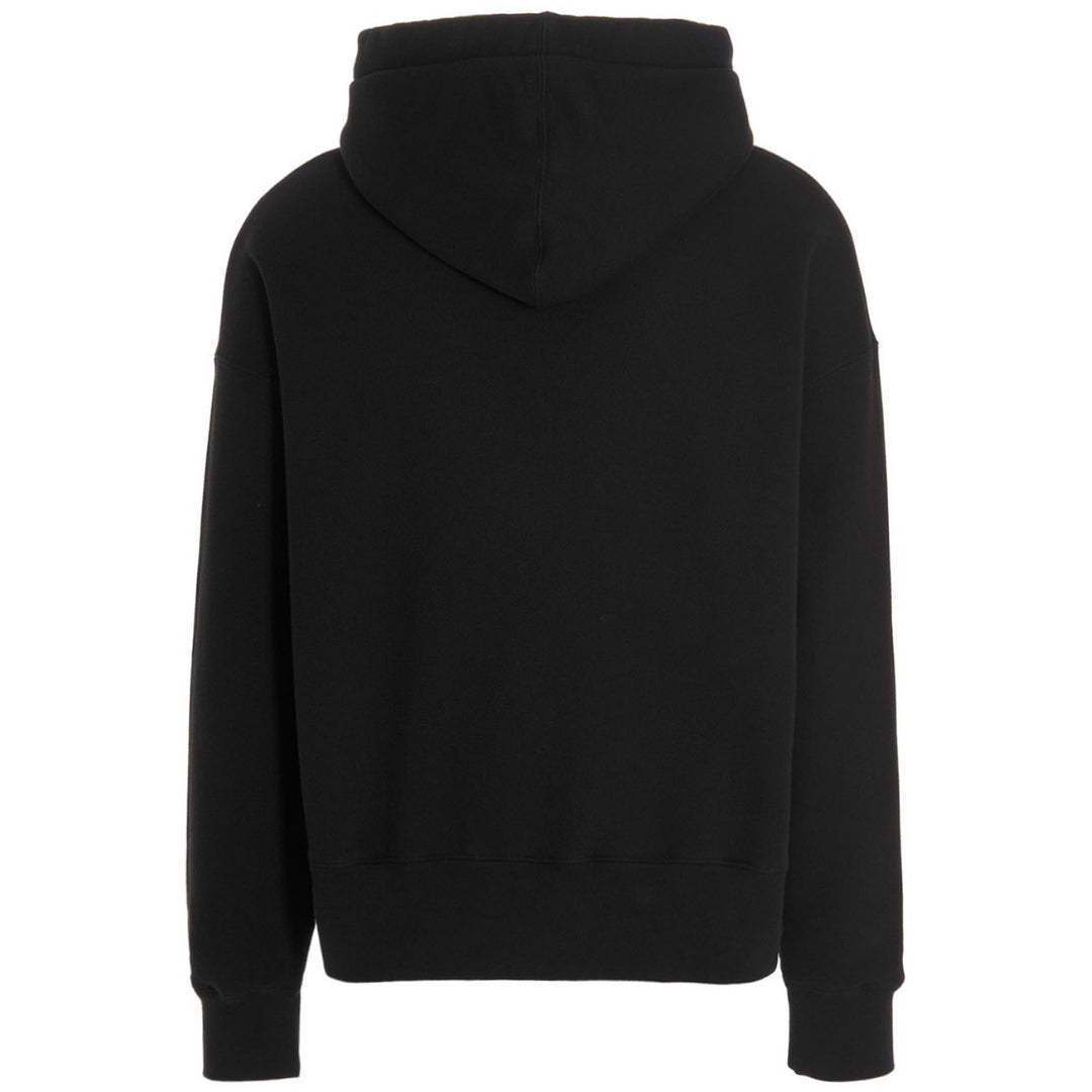 Palm Angels Broken Palm Tree Logo Black Hoodie - Style Centre Wholesale