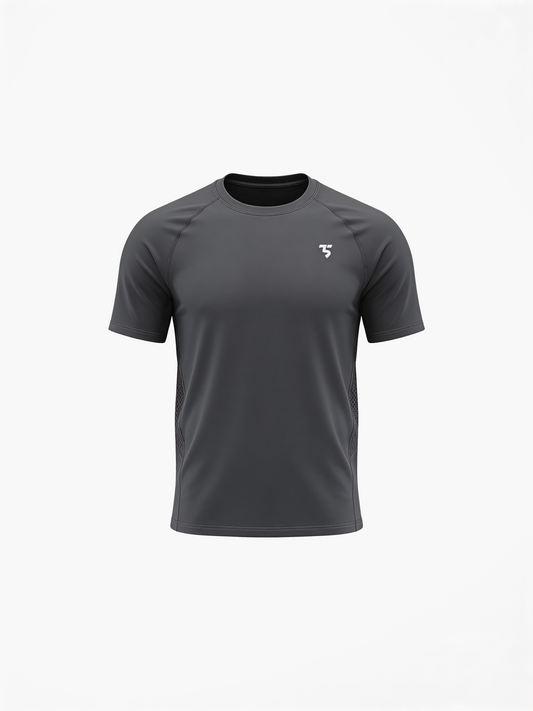 Quick Dry Activewear Top - Charcoal