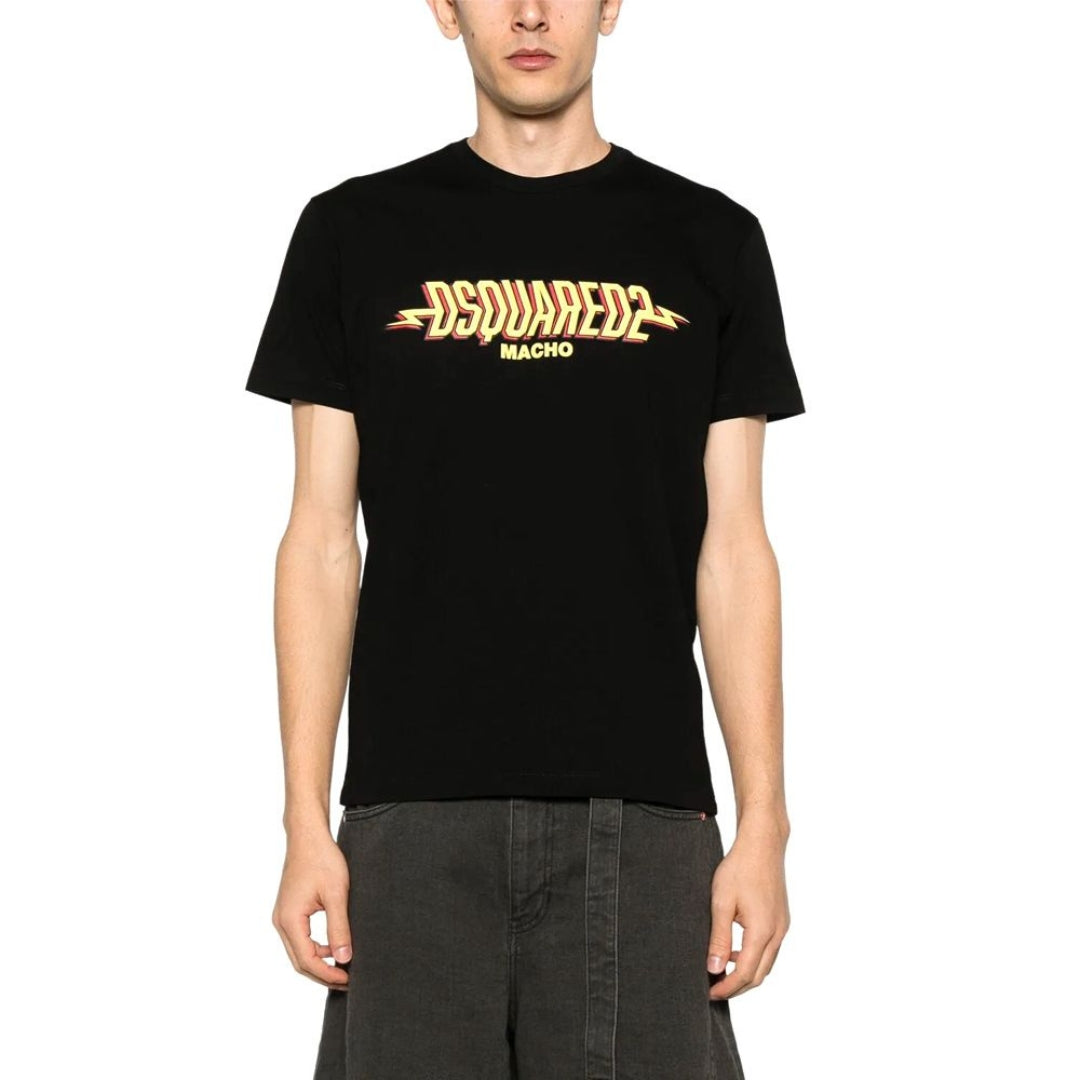 Dsquared2 Wash Cool Fit Macho T-Shirt Black L