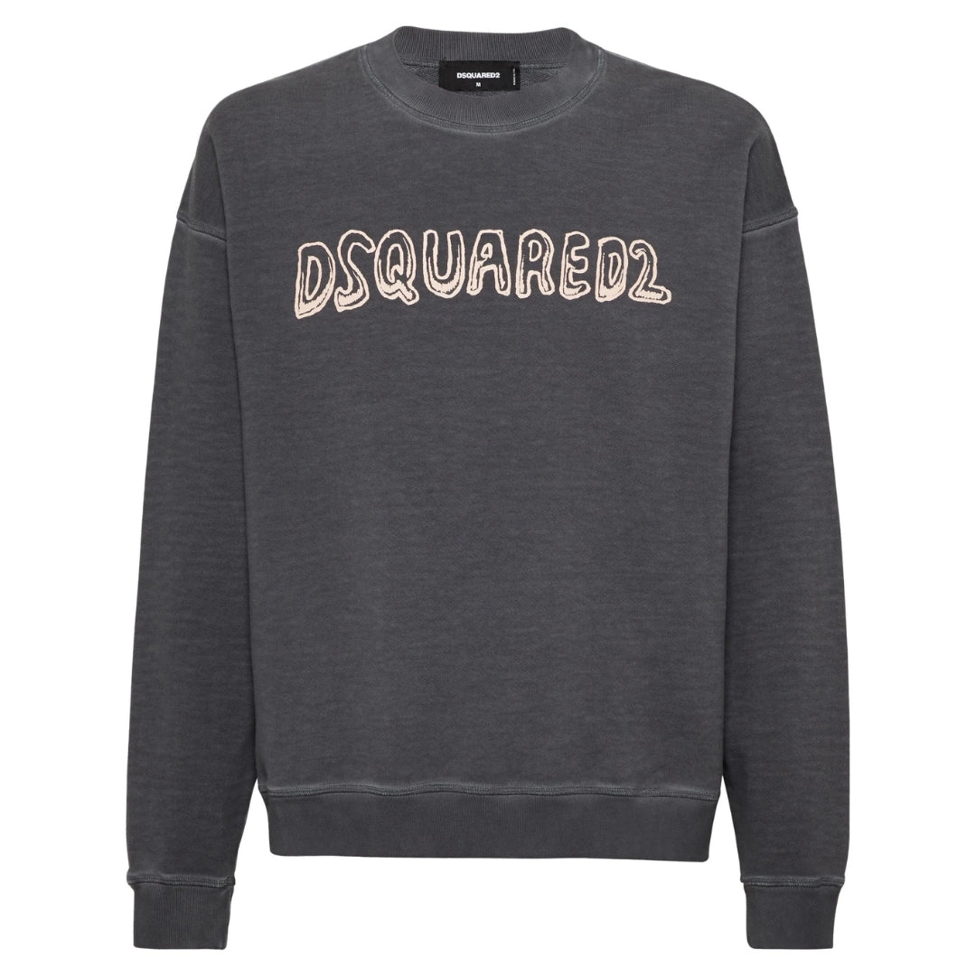 Dsquared2 Best Fade Sweatshirt Charcoal M