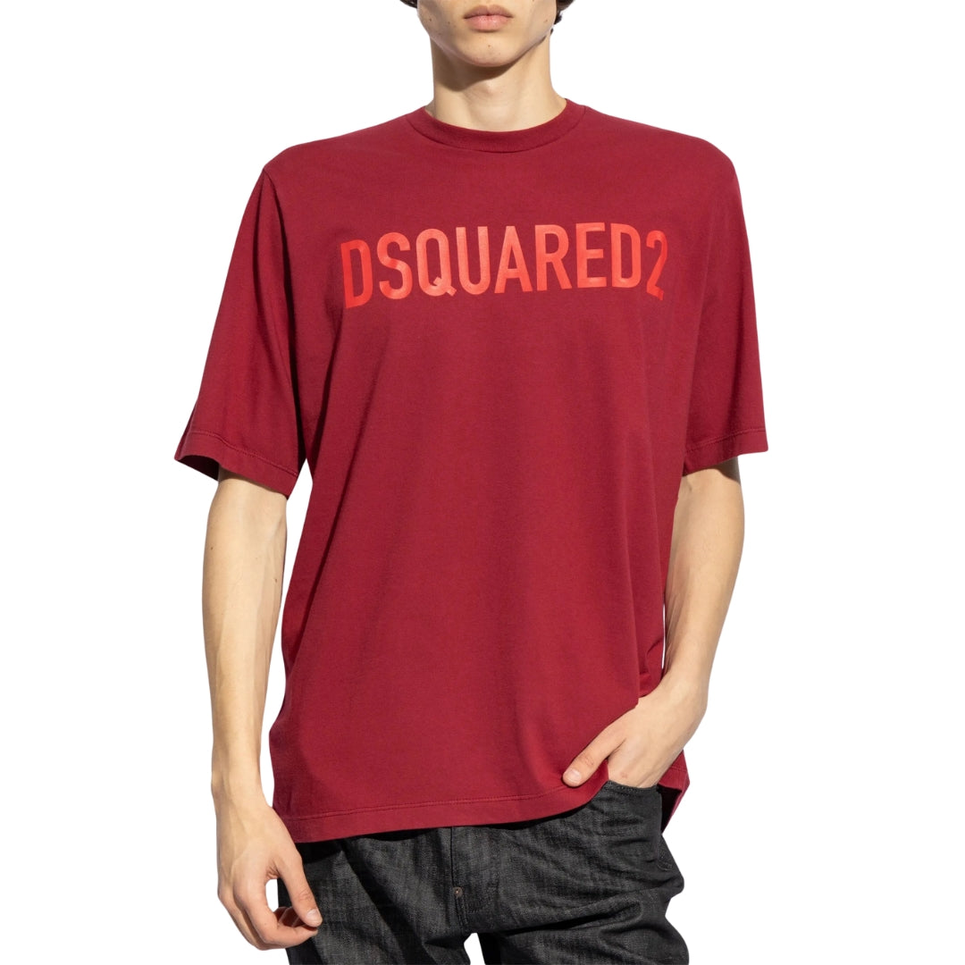 Dsquared2 Logo T-Shirt Cherry Pop M