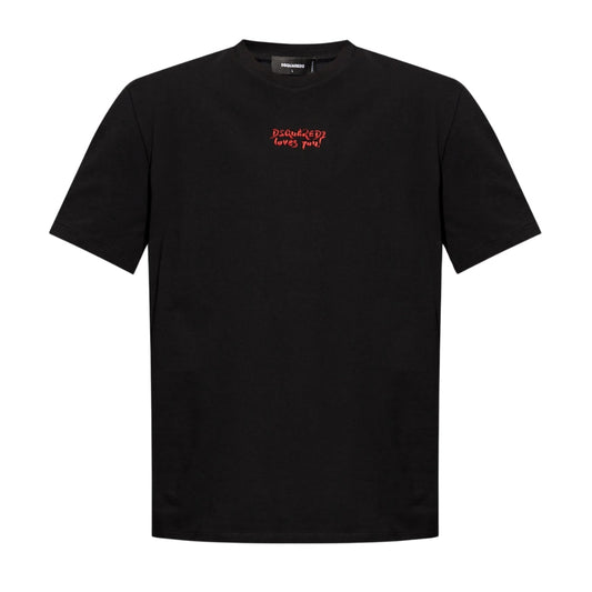 Dsquared2 Dsquared2 Loves You T-Shirt Black M