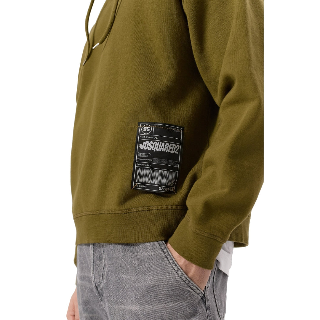 Dsquared2 Relaxed Fit Sweatshirt Military M