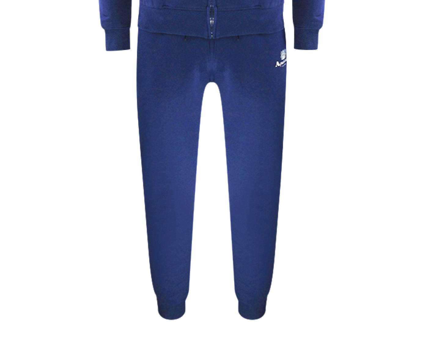 Aquascutum Aa_Ow04_St004Ogo Zf Hoodie Navy St004 Navy Blue Zip Hoodie And Track Pants Set Male - Style Centre Wholesale