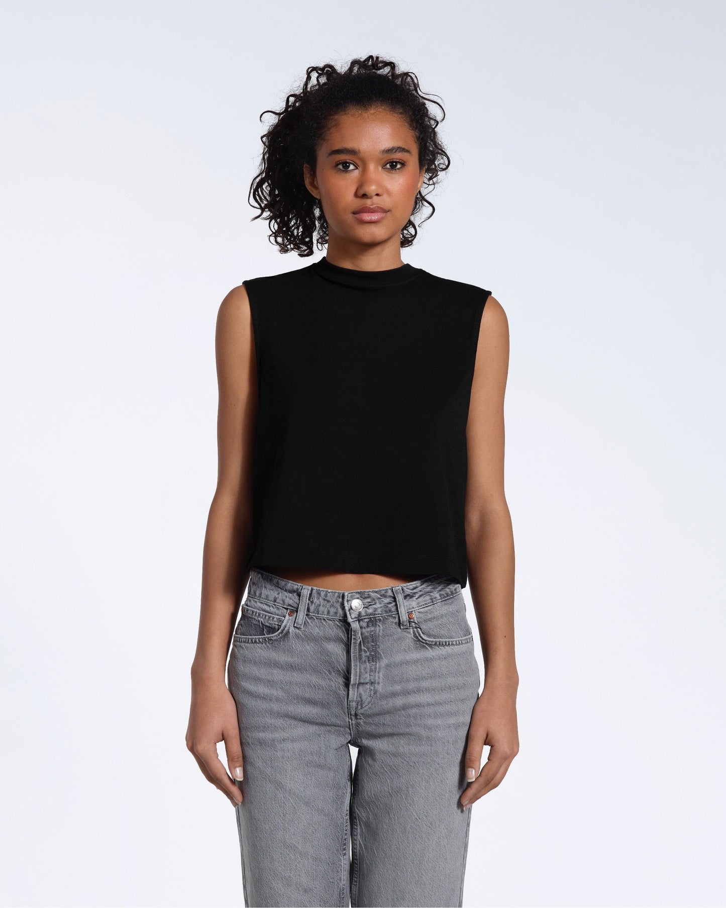Crew Neck Organic Tank Top