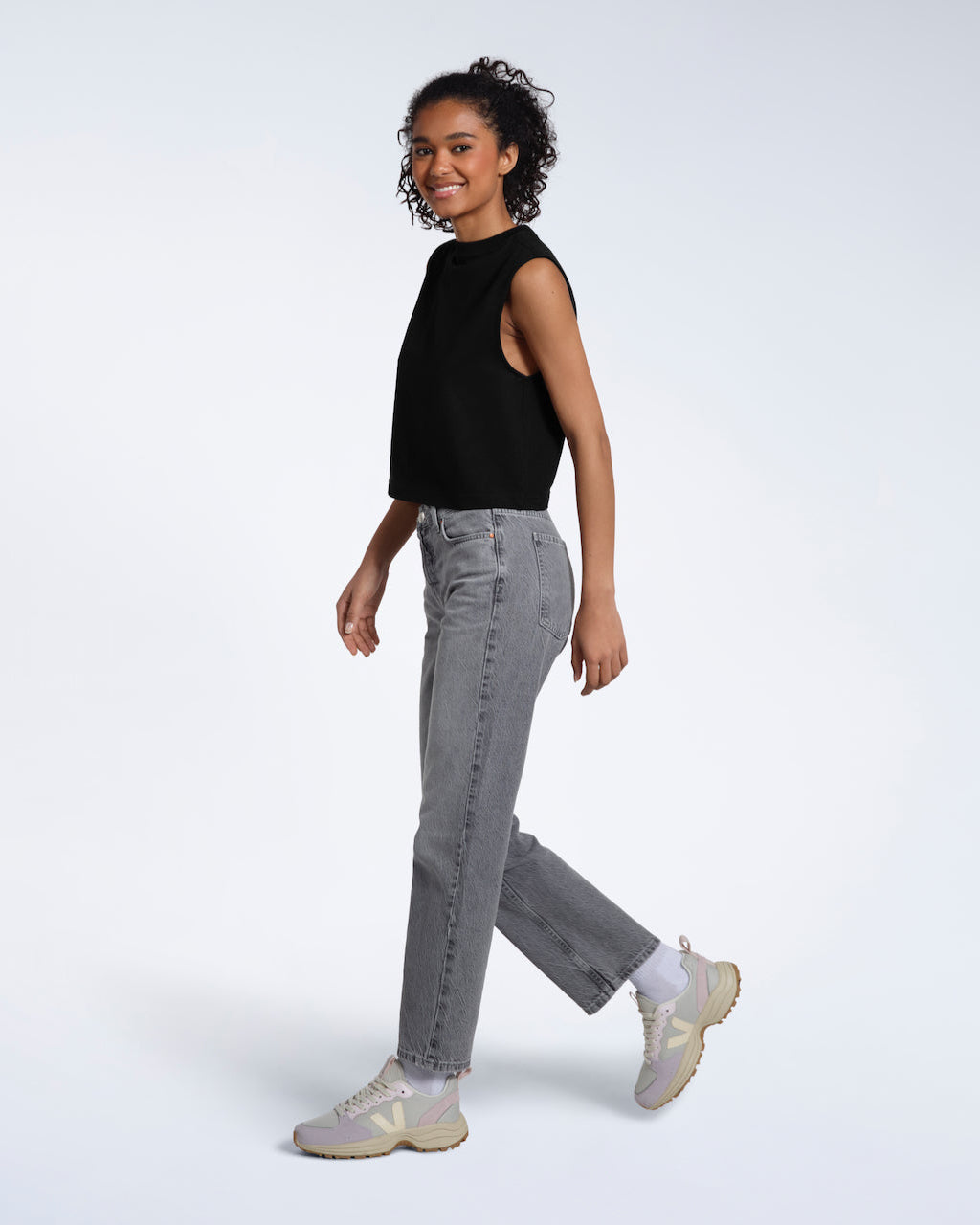 Crew Neck Organic Tank Top