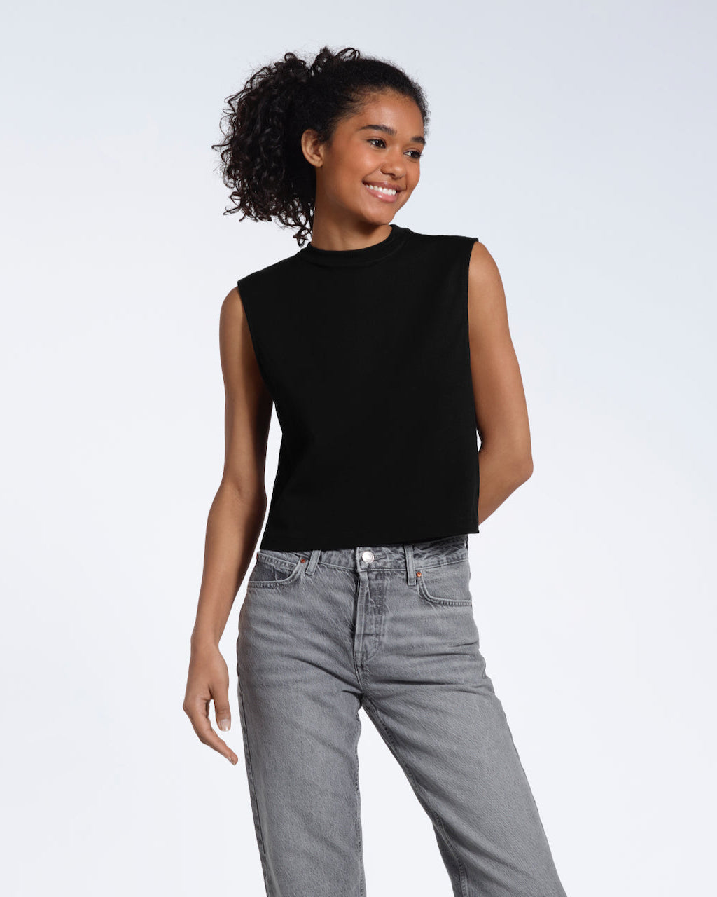 Crew Neck Organic Tank Top