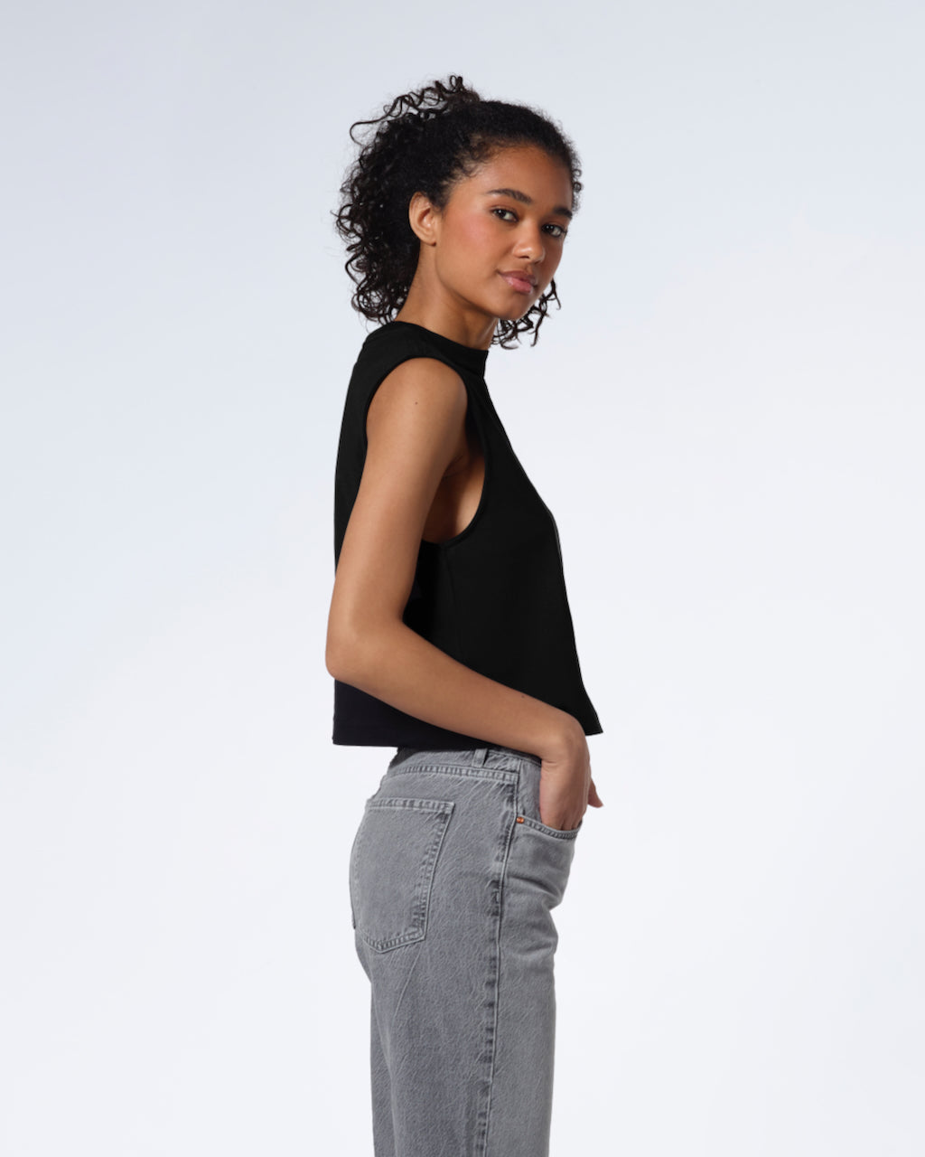 Crew Neck Organic Tank Top