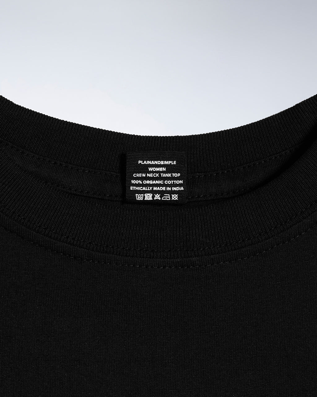 Crew Neck Organic Tank Top