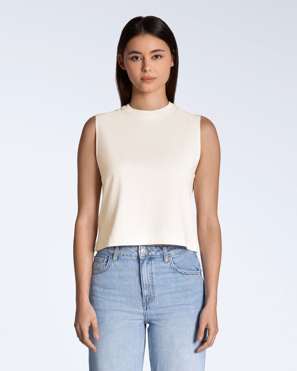 Crew Neck Organic Tank Top
