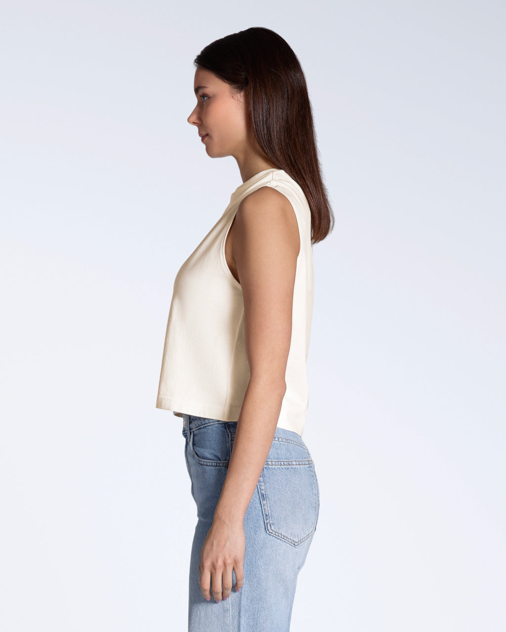 Crew Neck Organic Tank Top