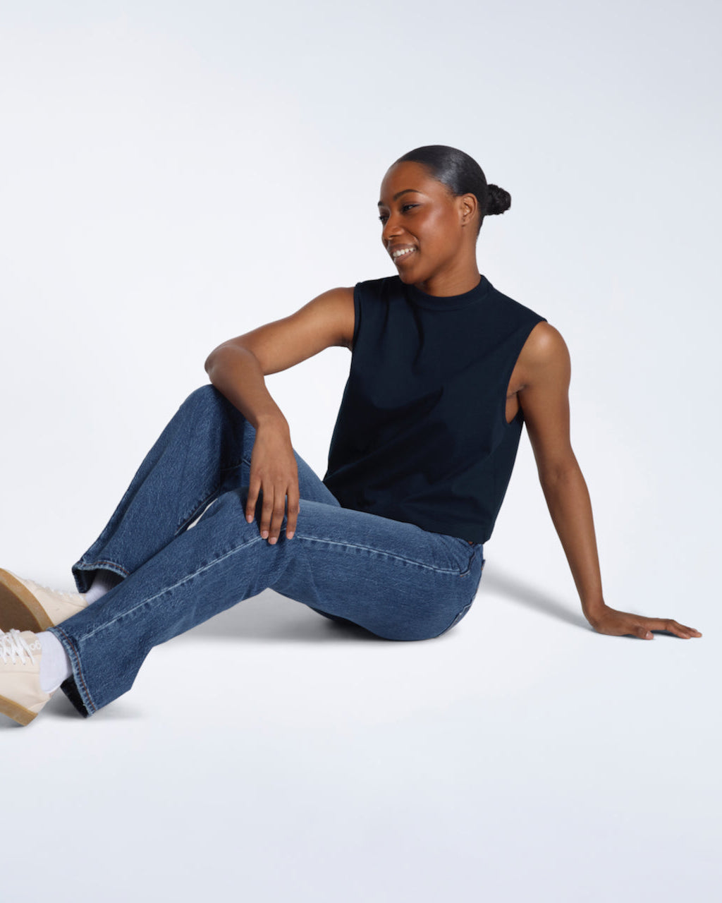 Crew Neck Organic Tank Top
