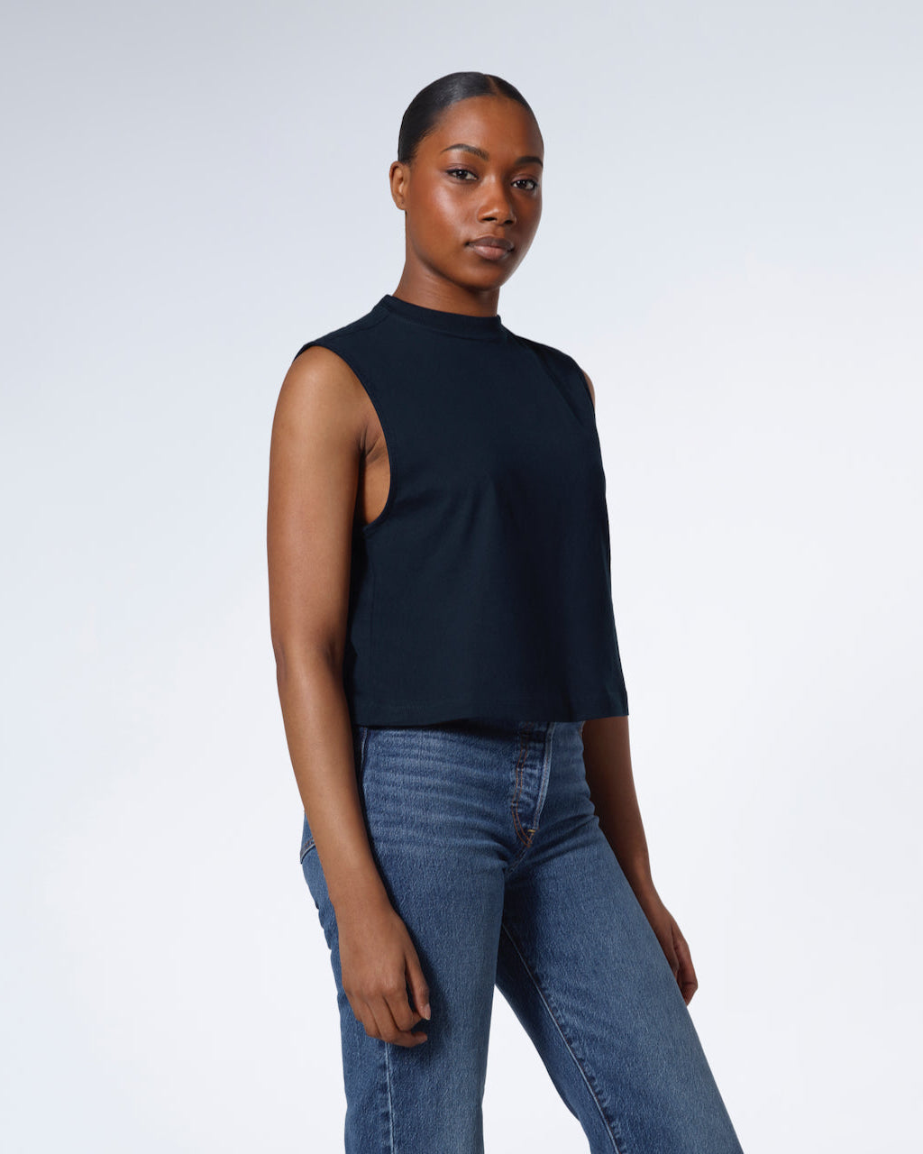 Crew Neck Organic Tank Top
