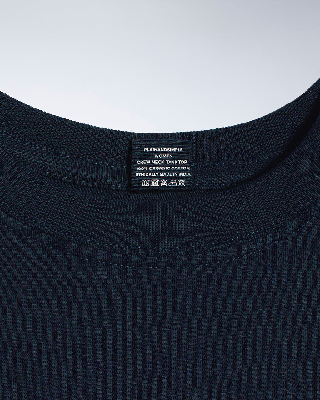 Crew Neck Organic Tank Top