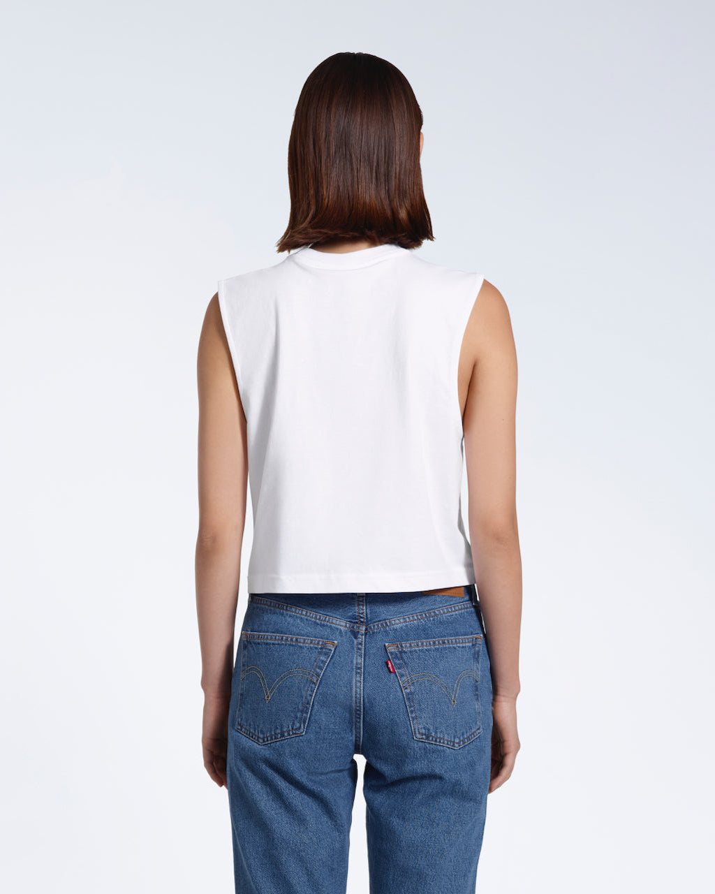 Crew Neck Organic Tank Top