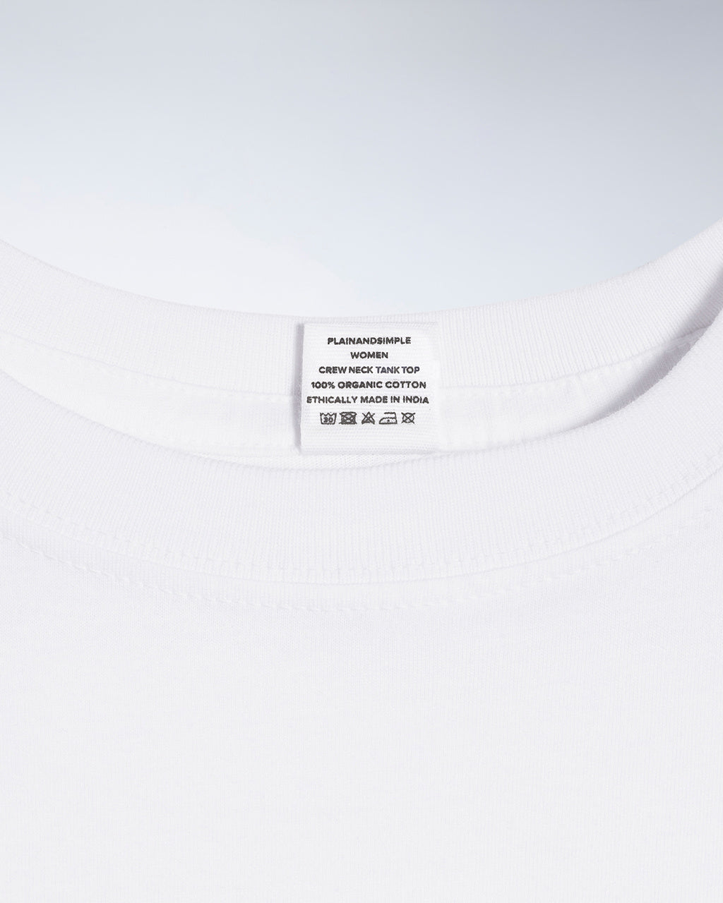 Crew Neck Organic Tank Top