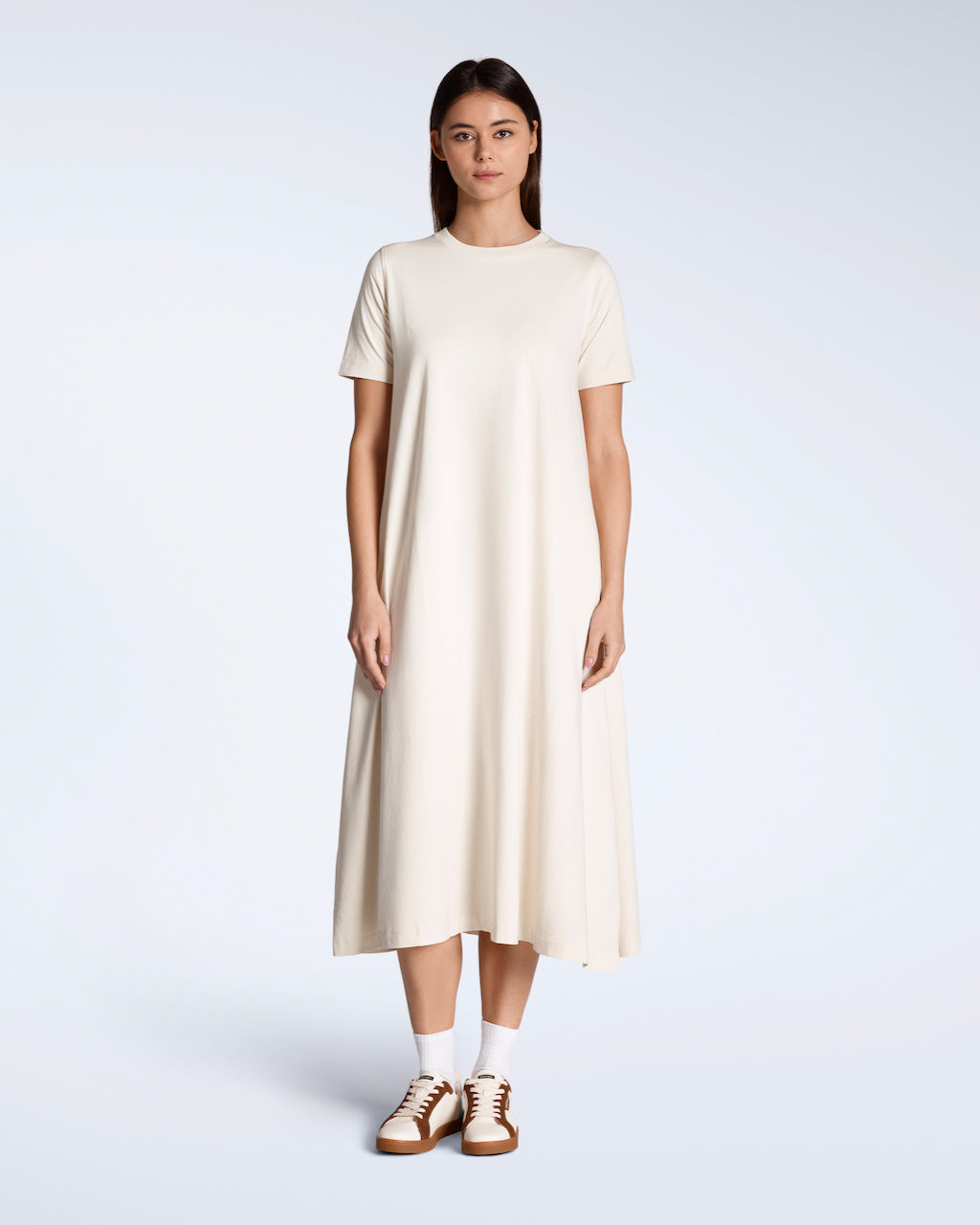 Long Line Organic T-Shirt Dress