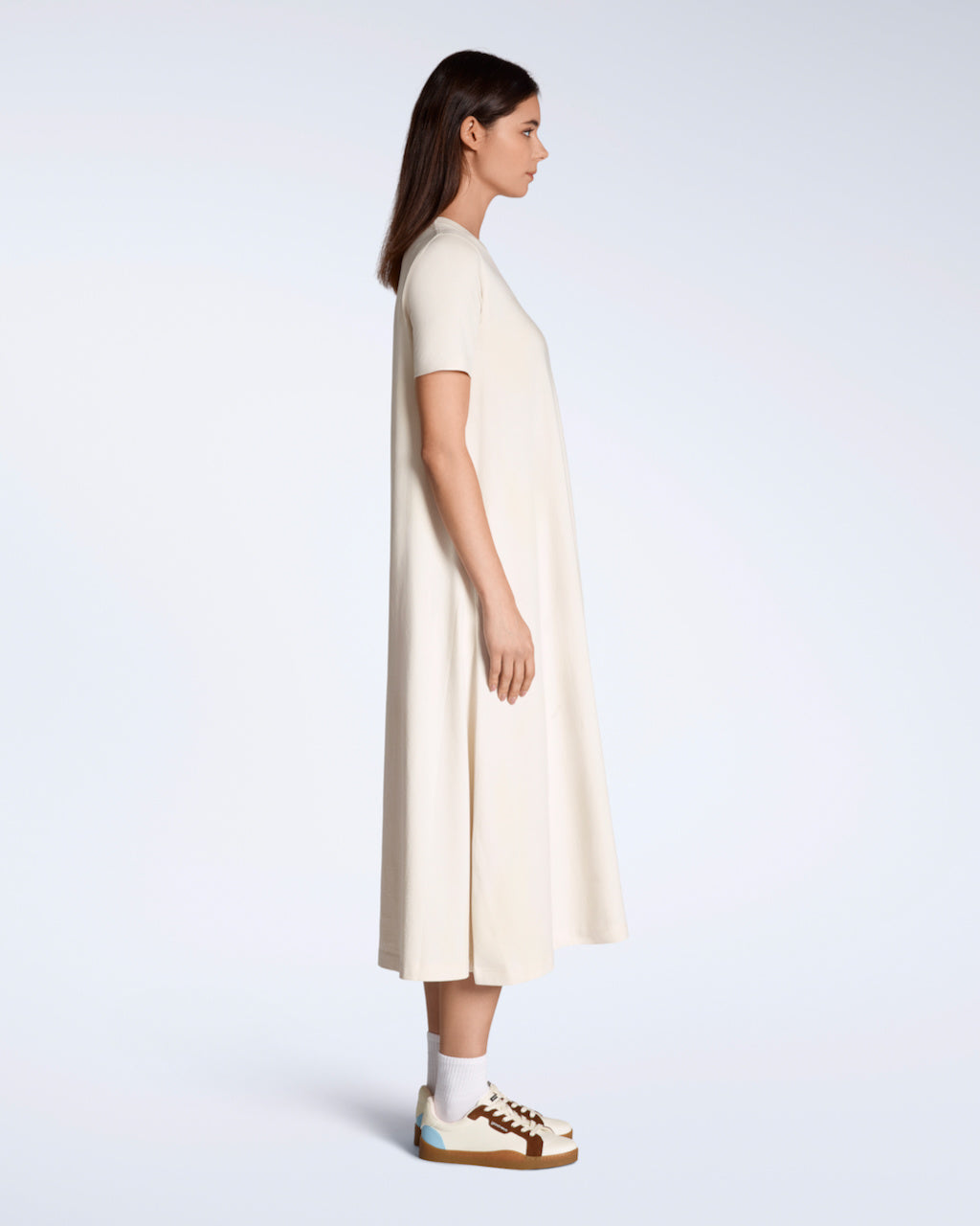 Long Line Organic T-Shirt Dress