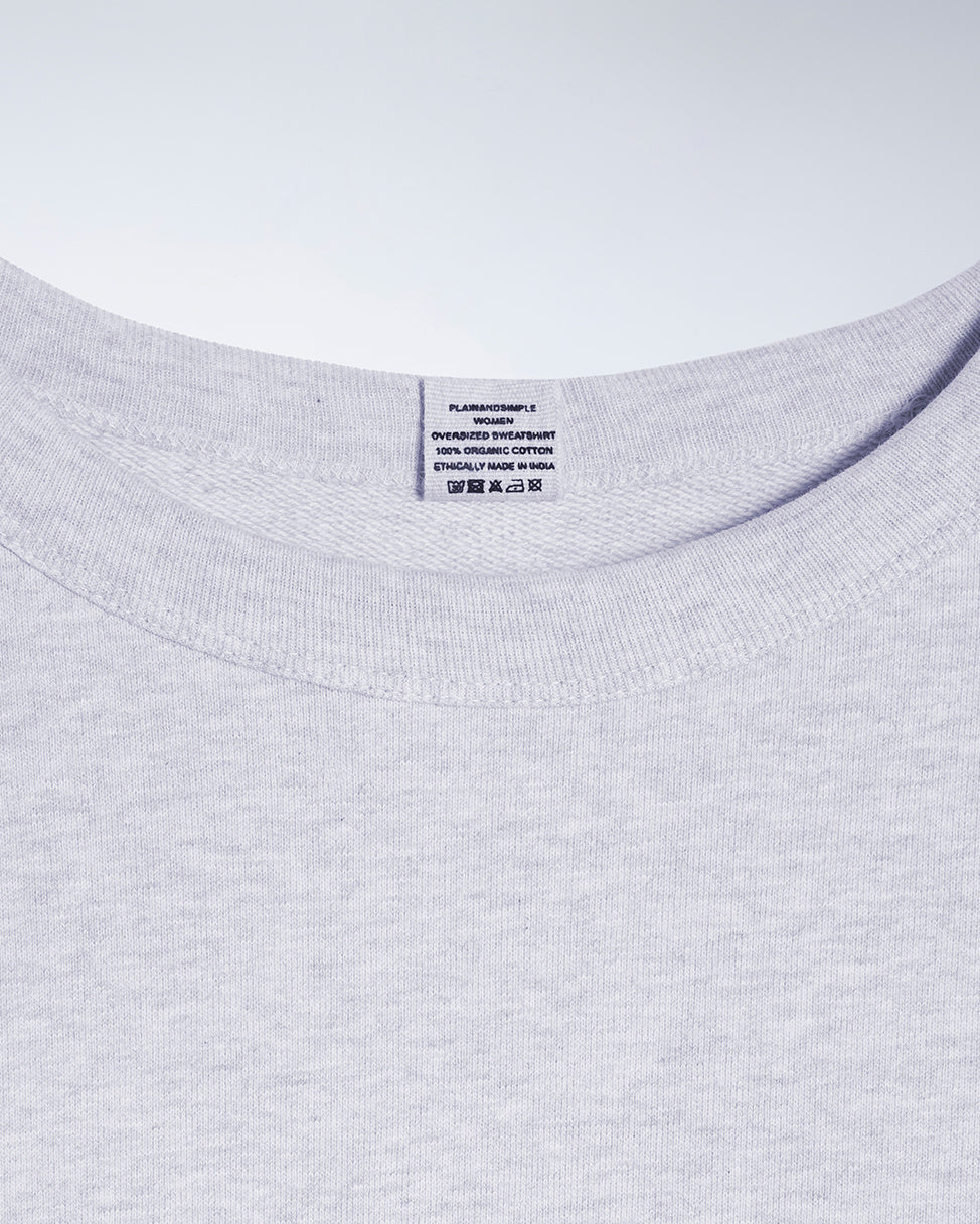 Oversized Organic Sweatshirt
