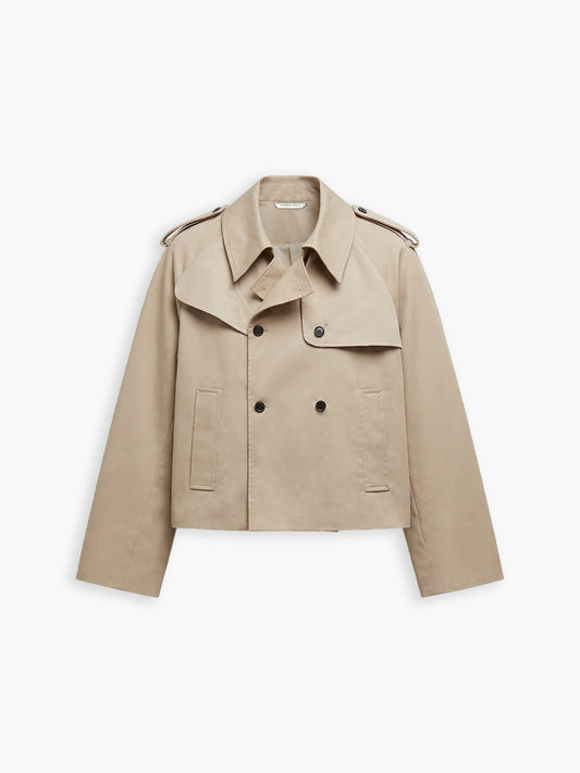 Apphia Cropped Trench Coat