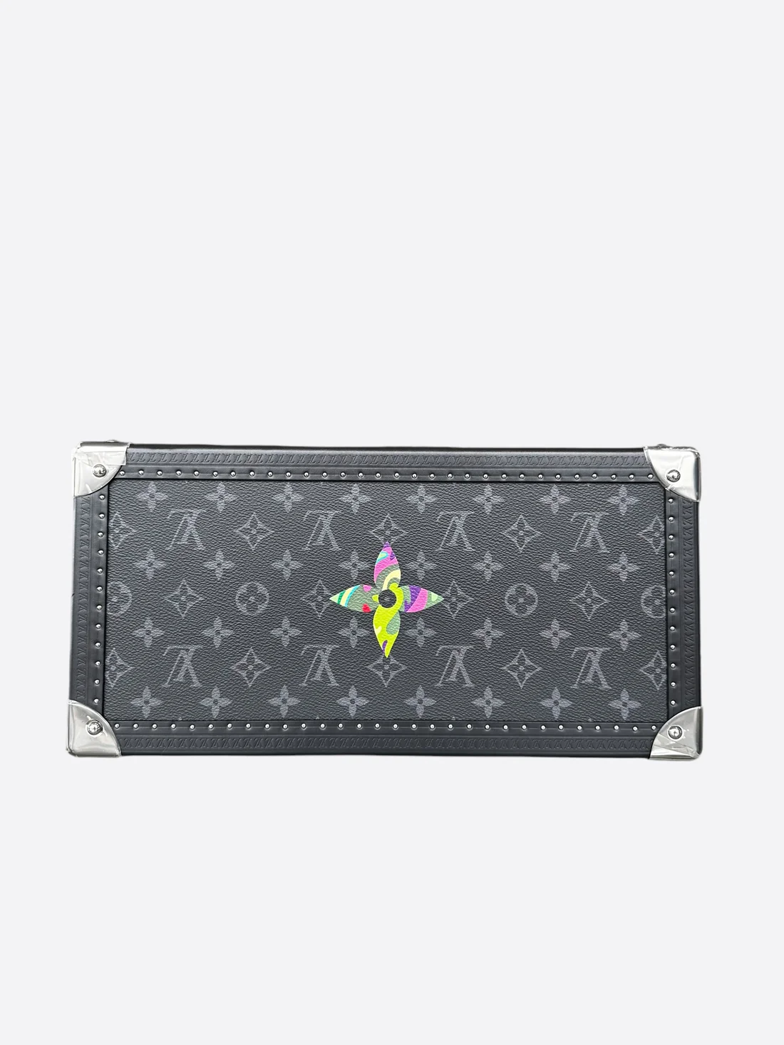 Louis Vuitton Custom Painted Monogram Eclipse Coffret Accessories Trunk